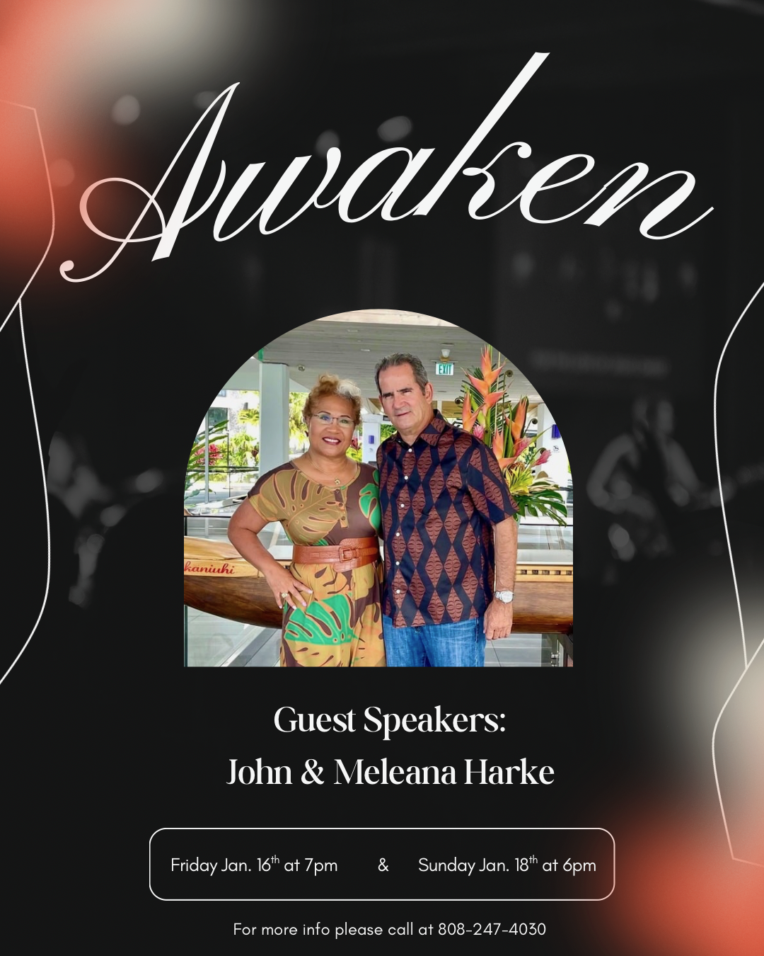 Awaken Conference: Guest speakers John &amp; Meleana Harke @ Bayview Chapel