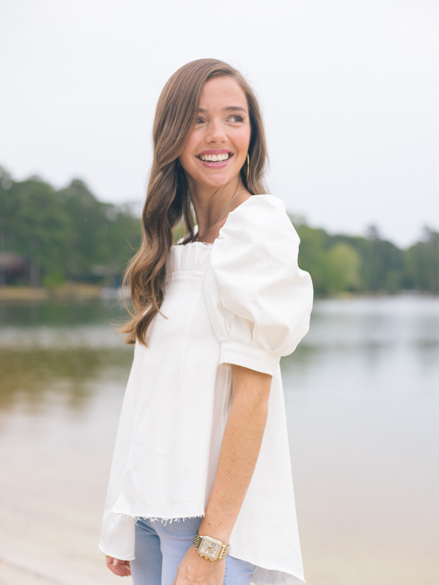 Two Puff Sleeve Tops by Noble 31