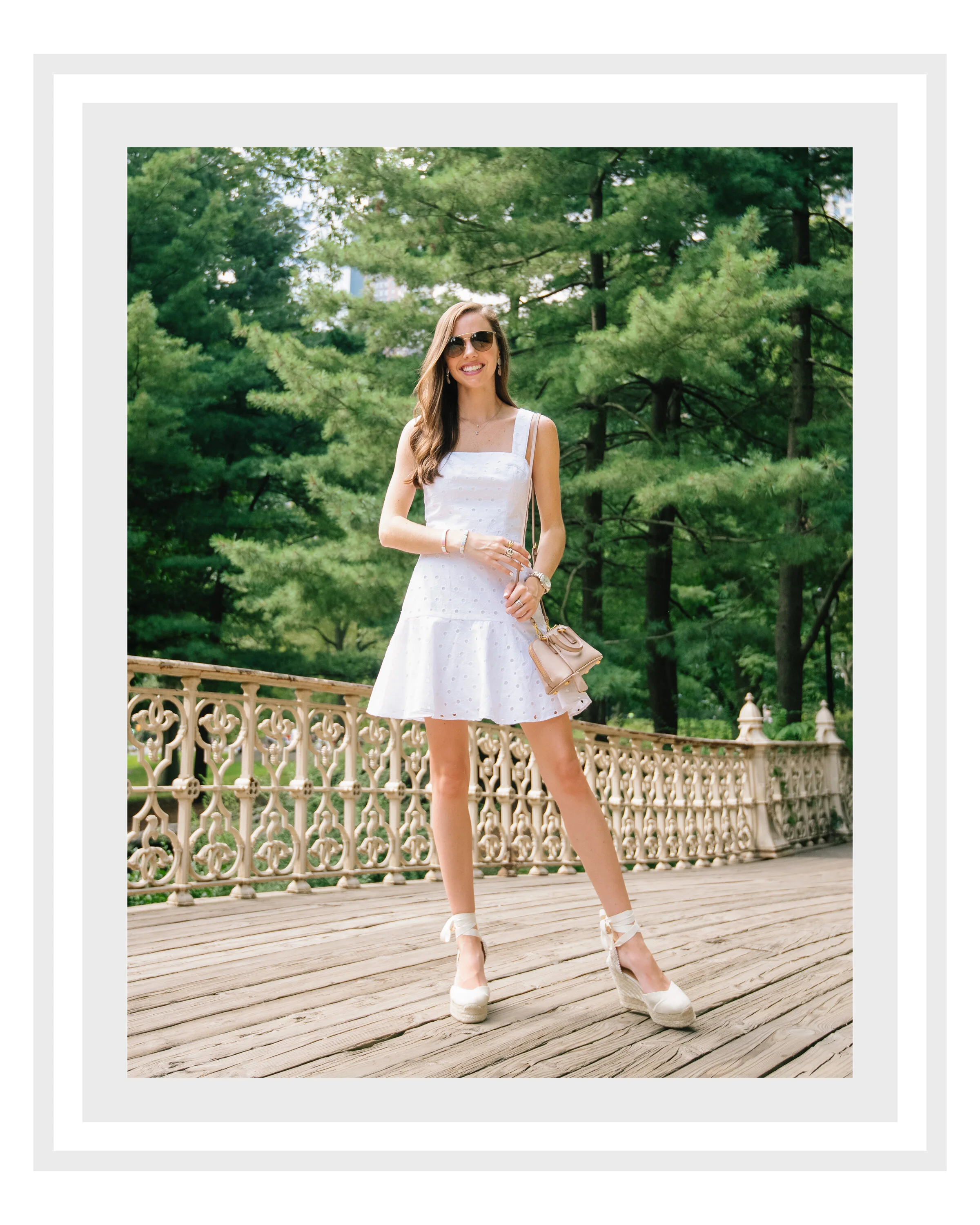 Little White Dress in NYC Central Park
