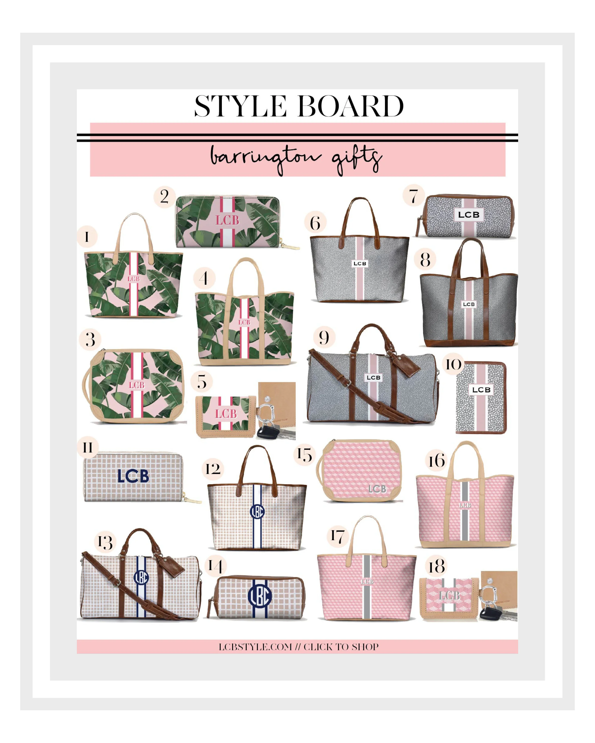 Style Board by LCB No. 7: Barrington Gifts