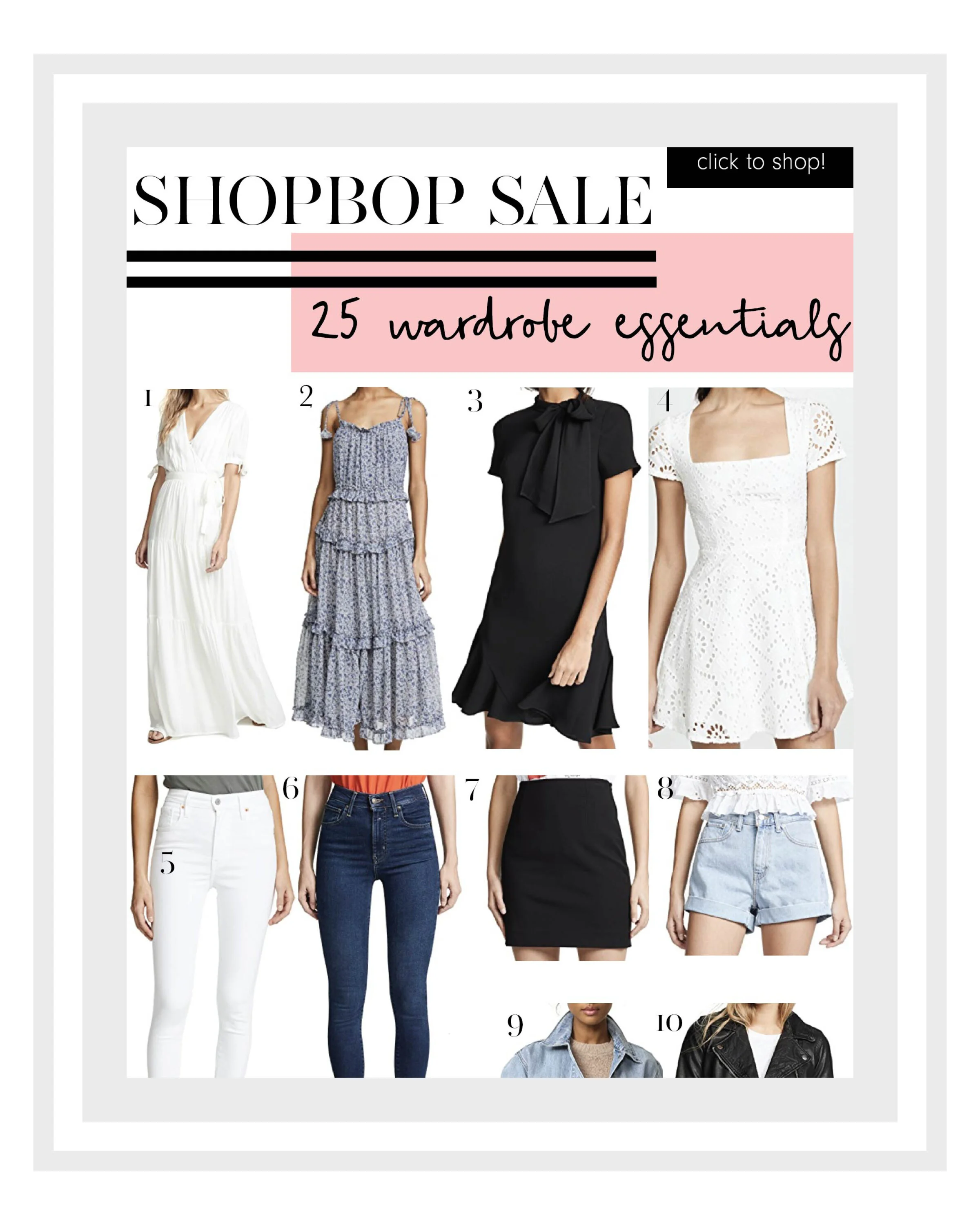 Shopbop Sale: 25 Wardrobe Essentials