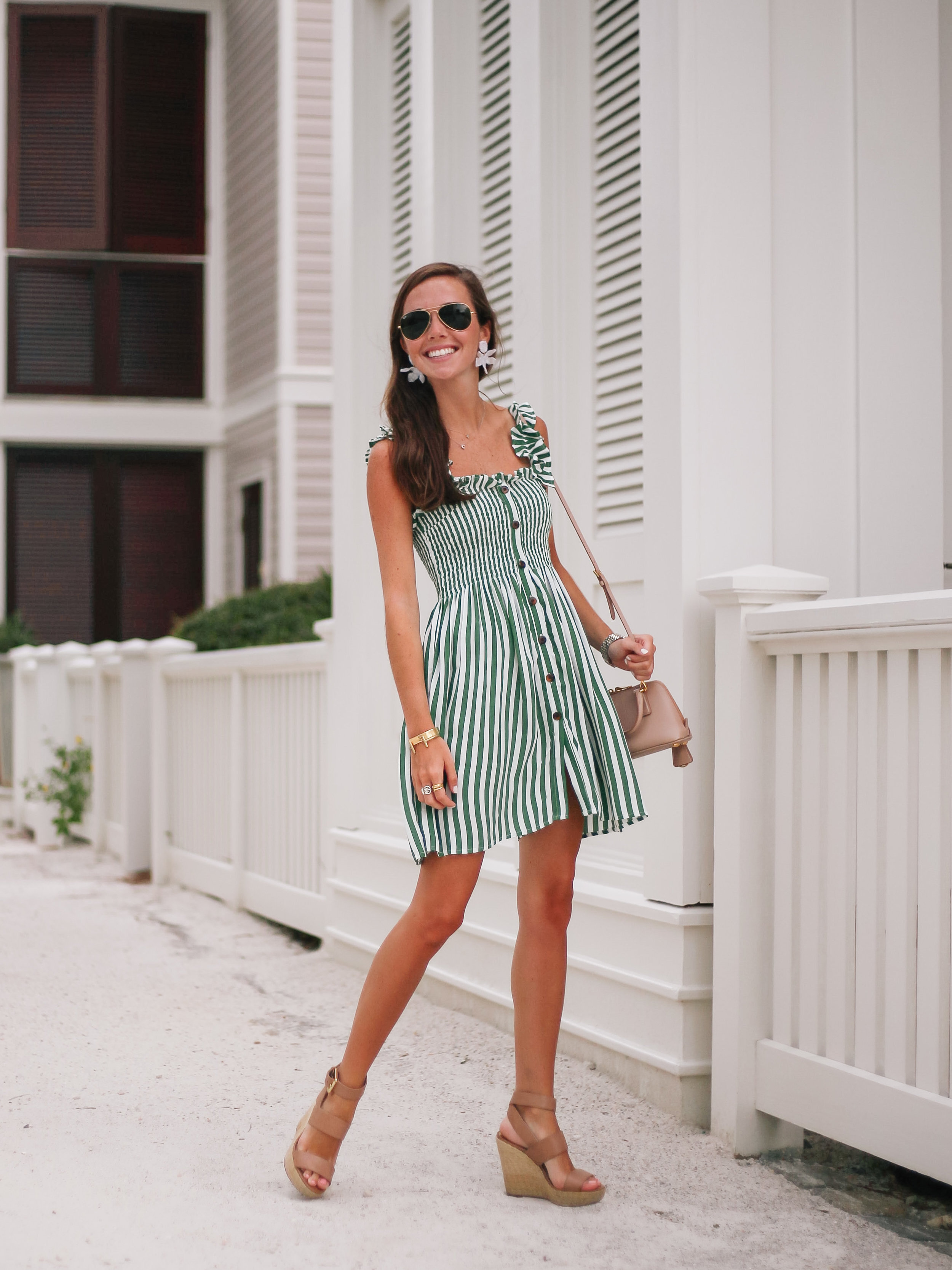 Ruffle Smocked Dress | Seaside, Florida — LCB STYLE