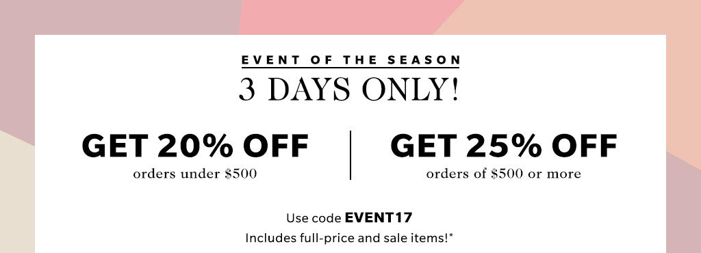 SALE ALERT: SHOPBOP EVENT OF THE SEASON