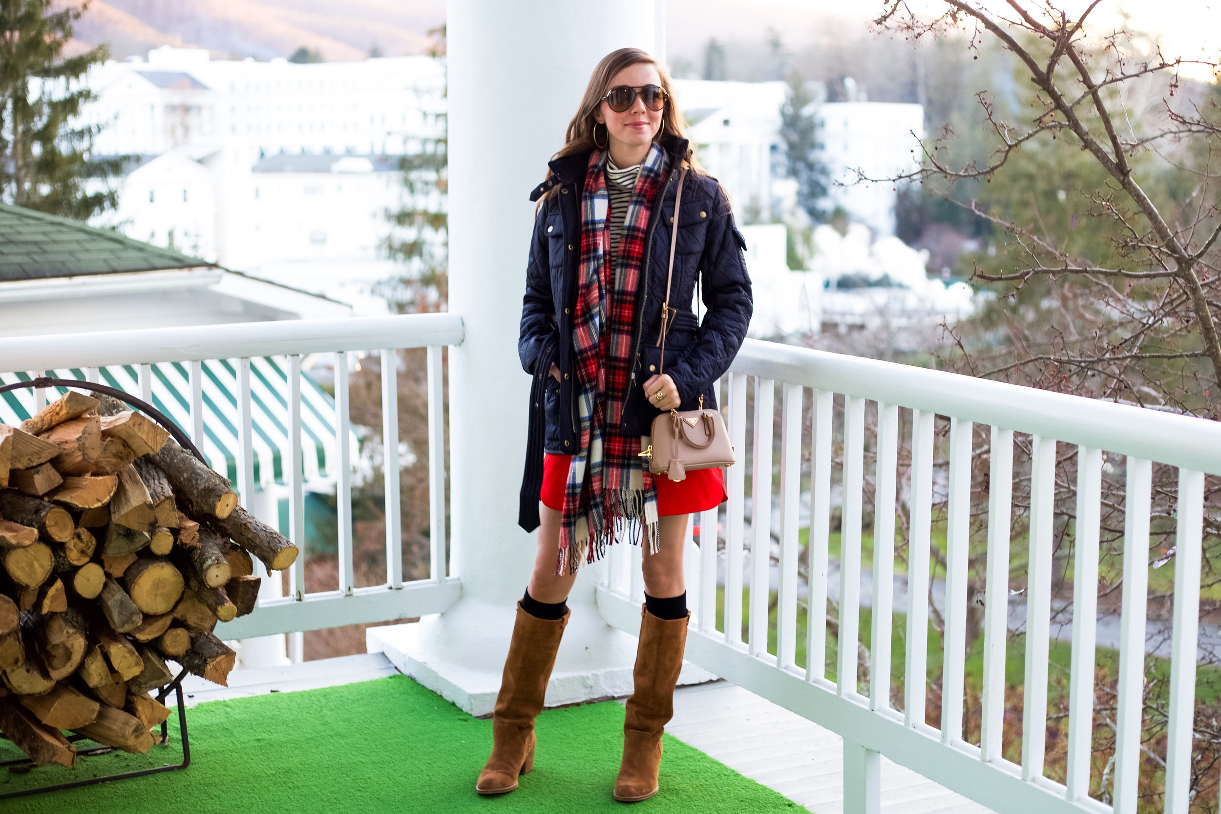 fashion blogger lcb style greenbrier resort christmas barbour international jacket (1 of 32).jpg