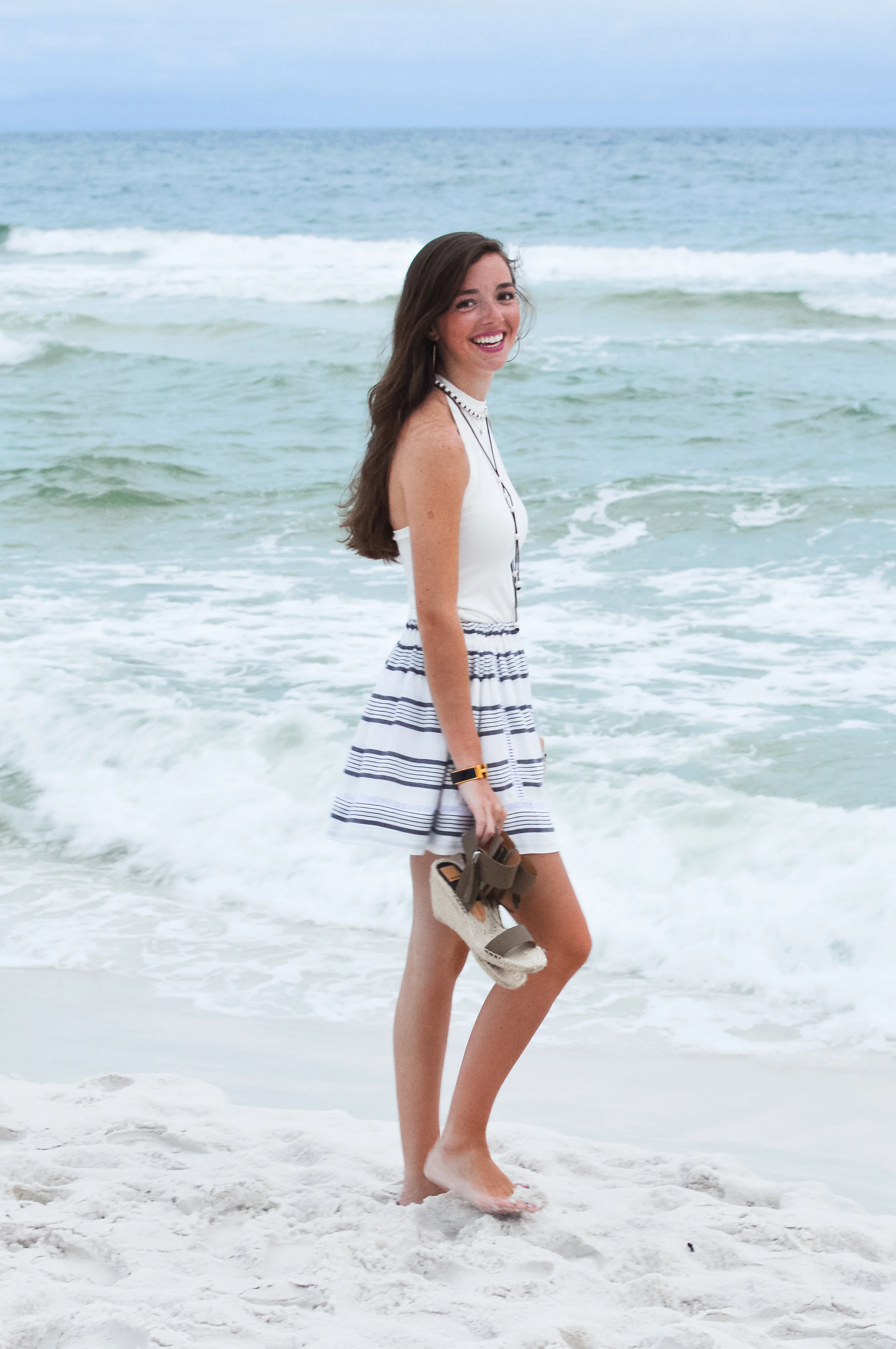 Striped Skirt with Rachel Pally