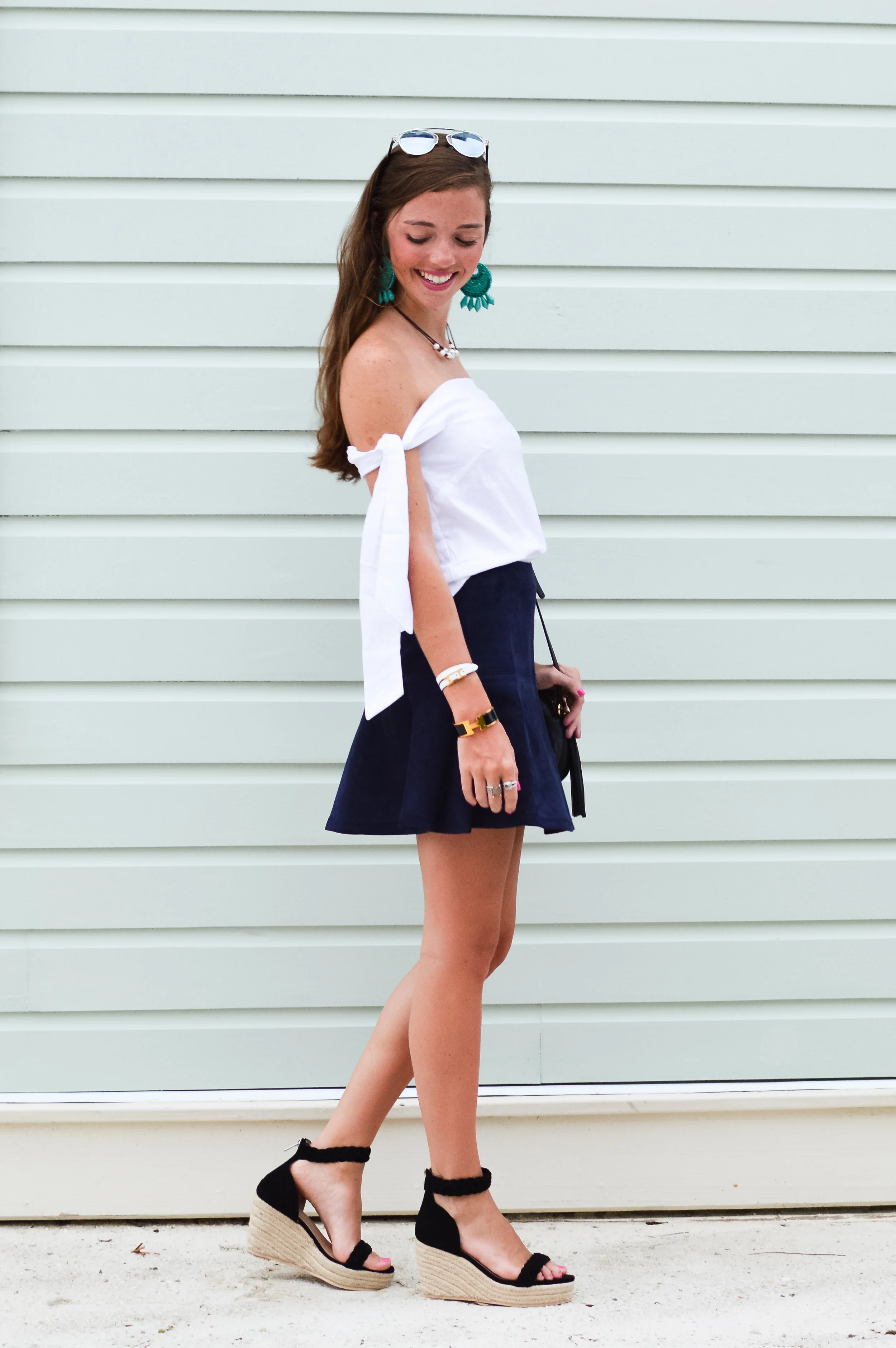 Off the Shoulder Ties in Seaside, FL