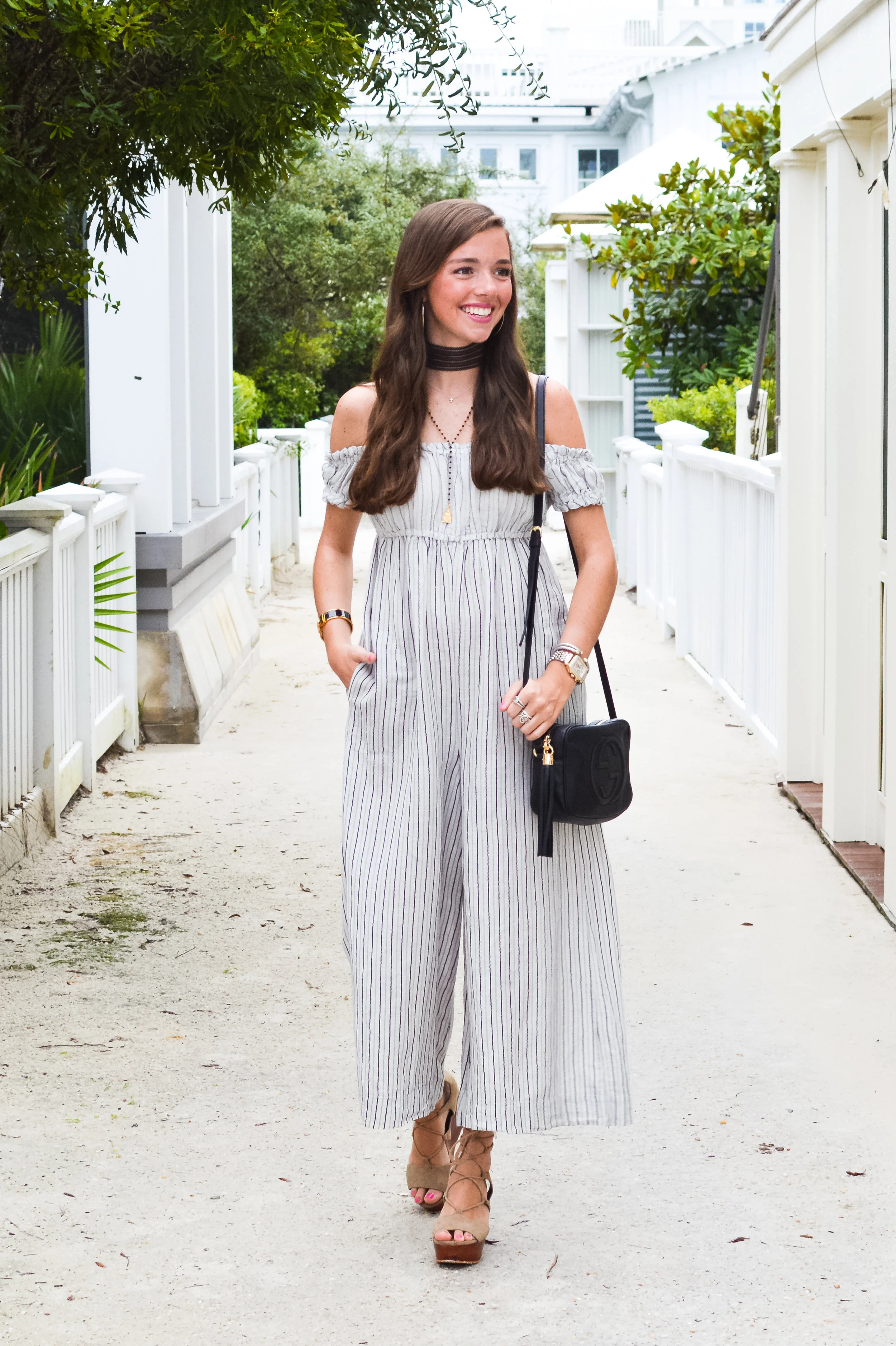 Striped Jumpsuit feat. Free People