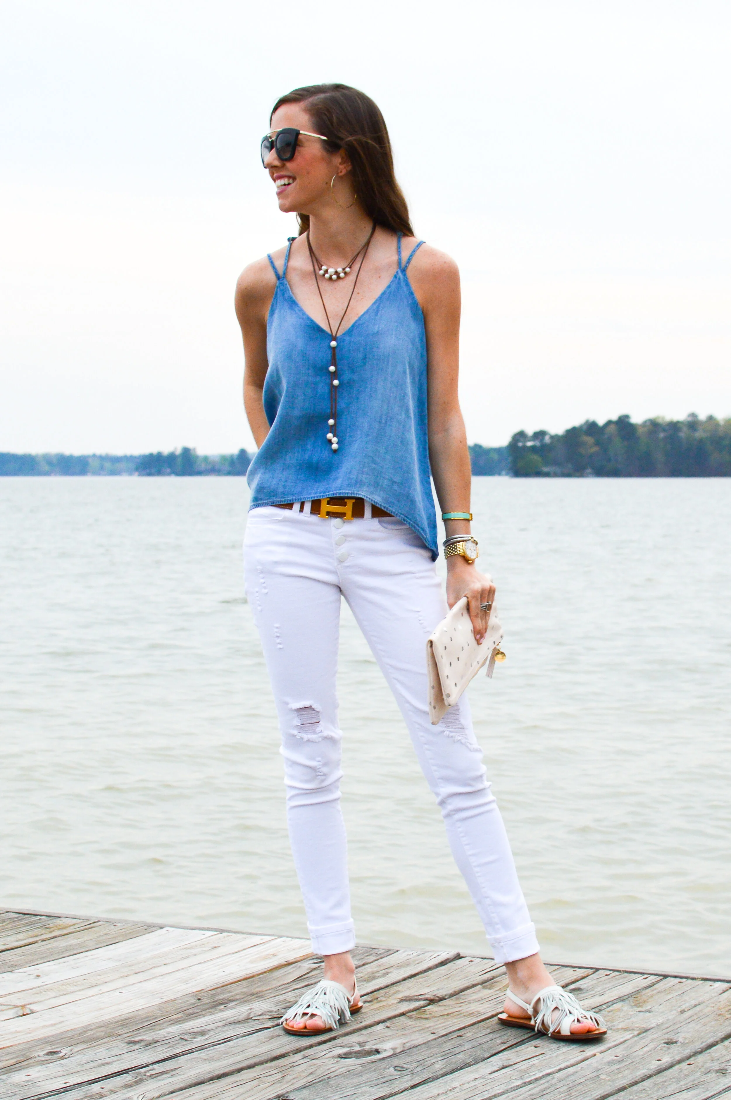 Chambray + White feat. Wild Blue Denim