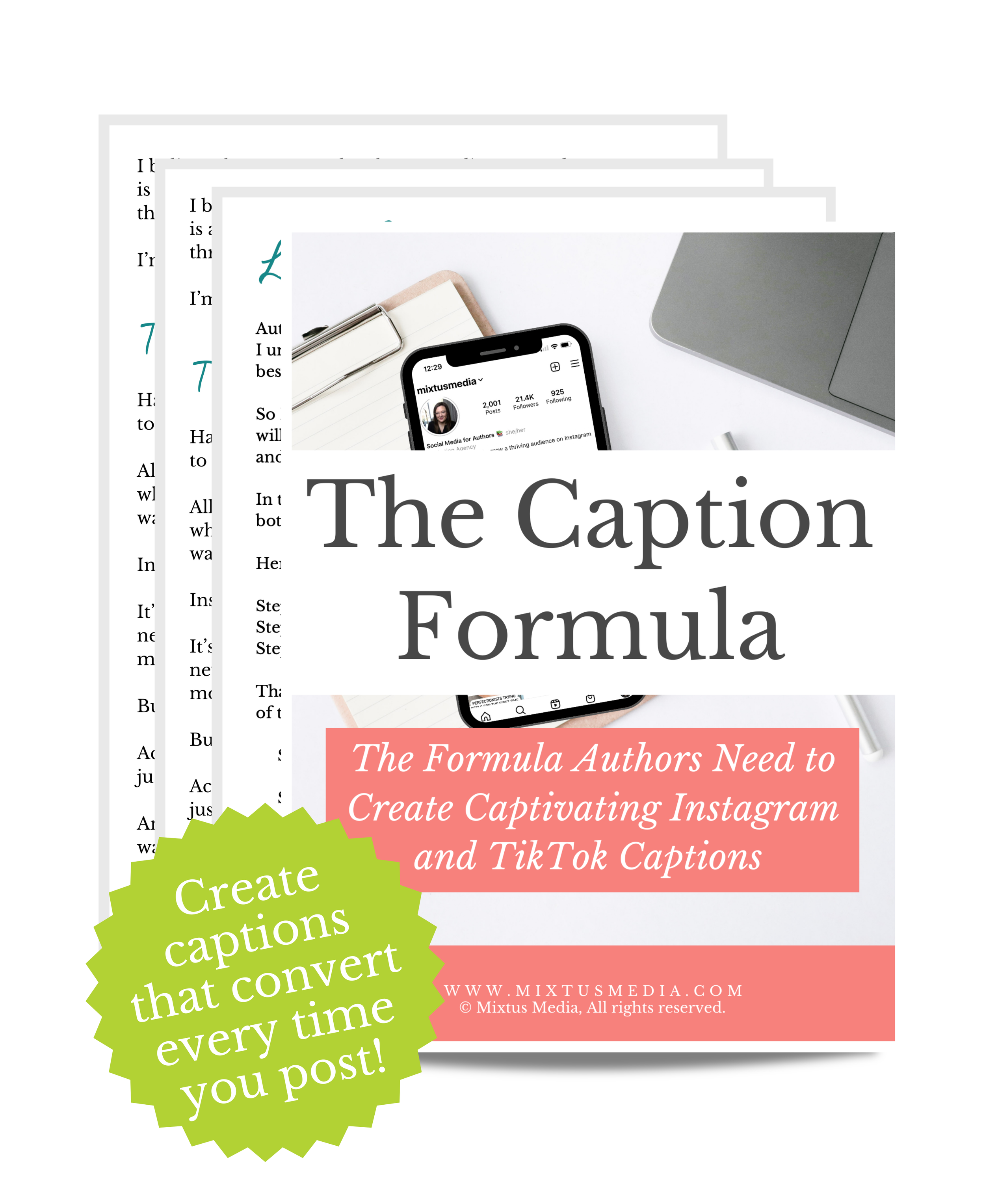 Reel TikTok Templates for Authors Mixtus Media