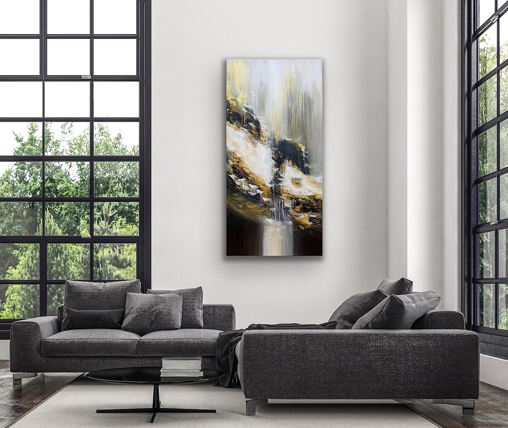 Maryam Ebrahimi - Abstract Artist - Canadian painter - modern abstract fine art for sale