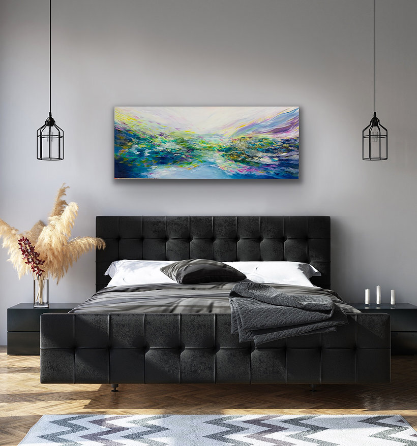 Maryam Ebrahimi - Abstract Artist - Canadian painter - modern abstract fine art for sale