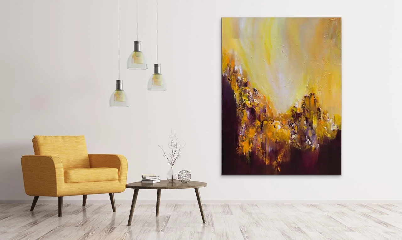 Maryam Ebrahimi - Abstract Artist - Canadian painter - modern abstract fine art for sale