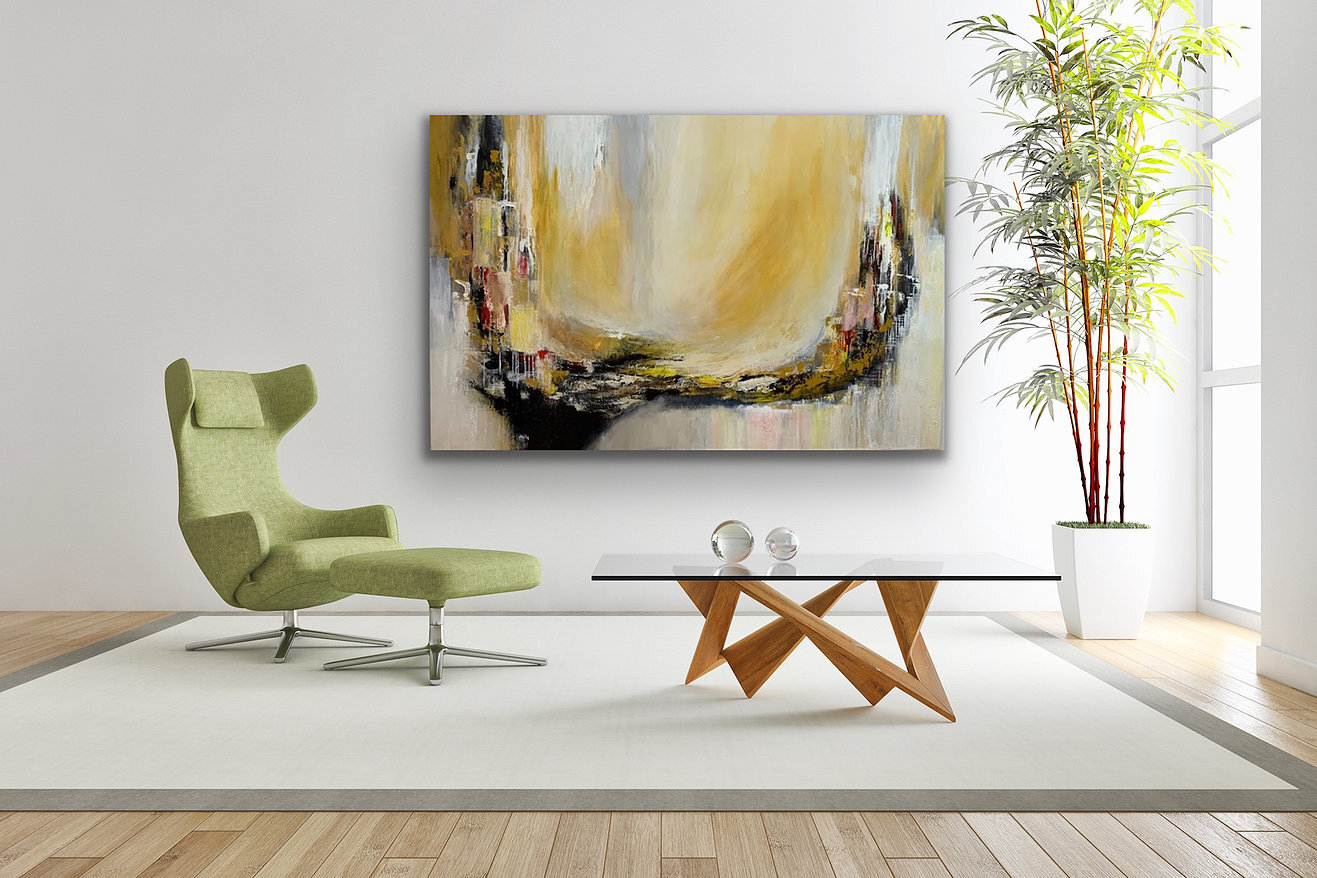 Maryam Ebrahimi - Abstract Artist - Canadian painter - modern abstract fine art for sale