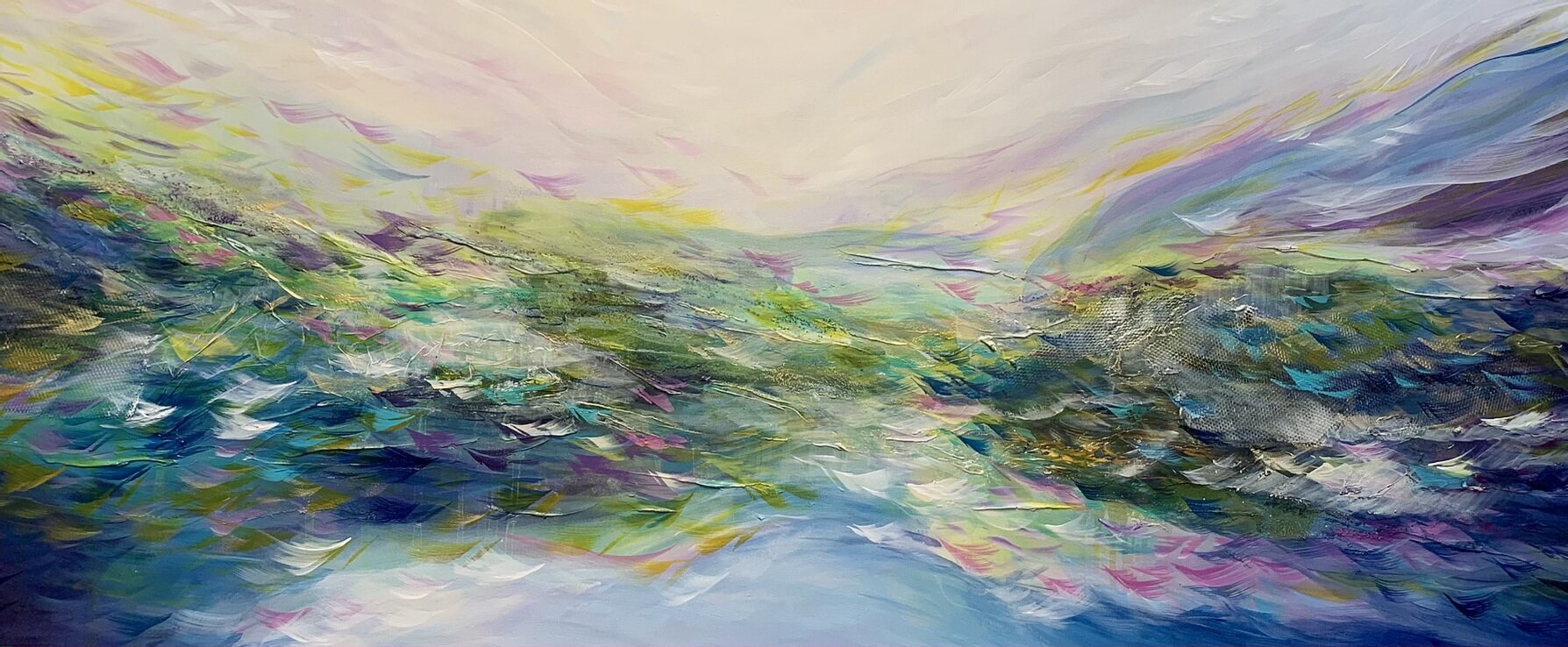 Maryam Ebrahimi - Abstract Artist - Canadian painter - modern abstract fine art for sale