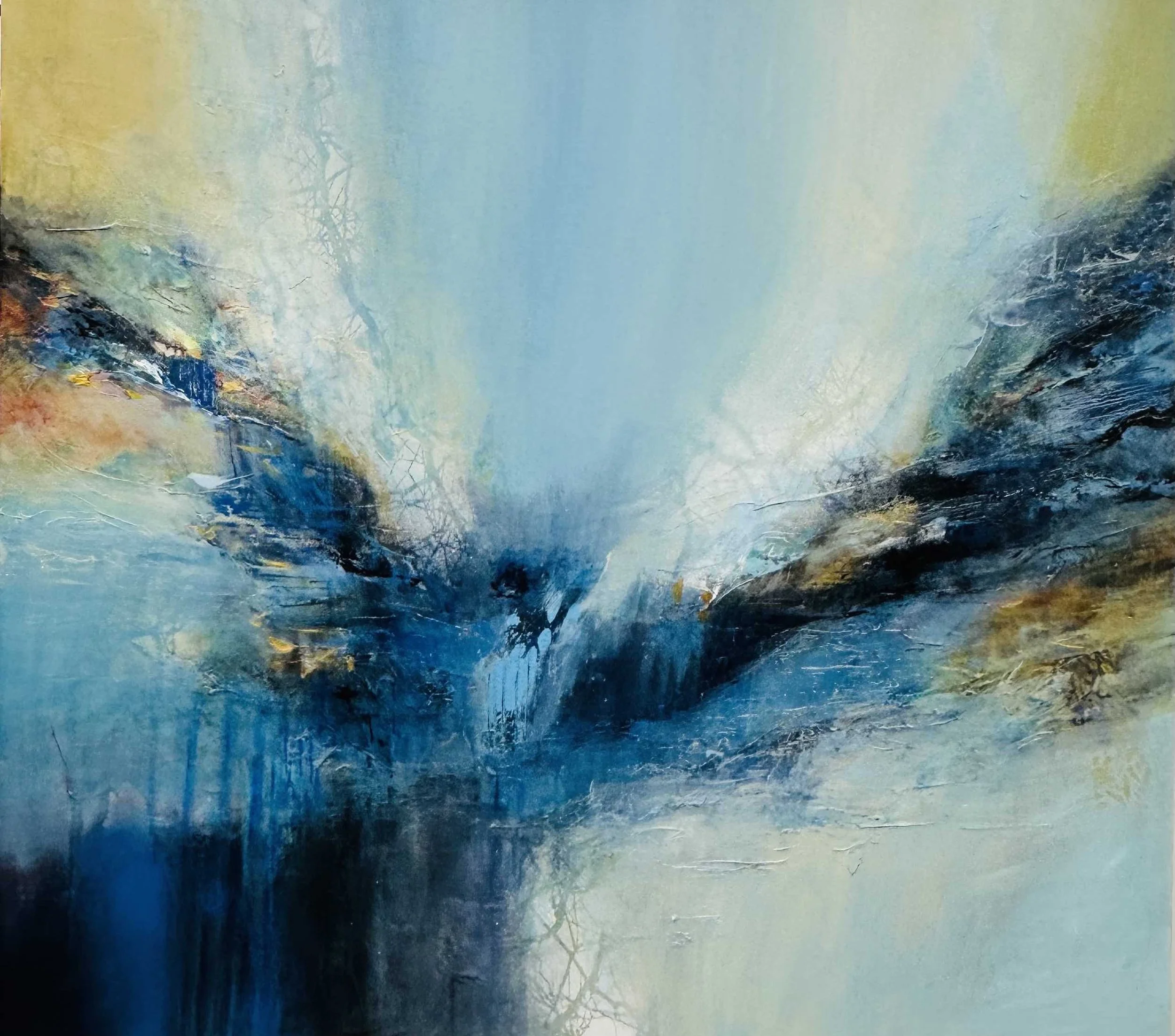 Where Silence Opens |36x40| Original Abstract Landscape