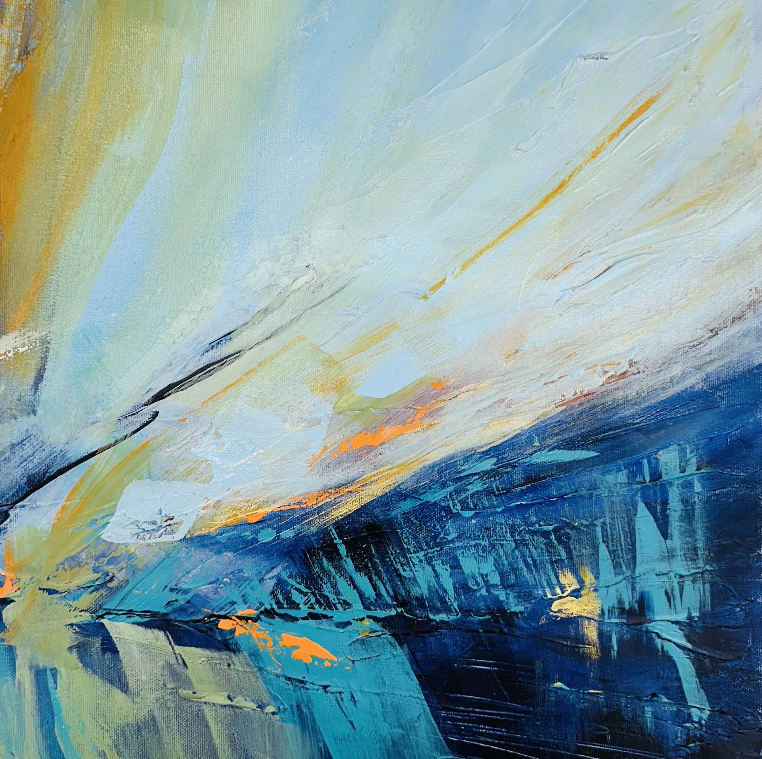 Moments #1 |12x12| Original Abstract Original Artwork