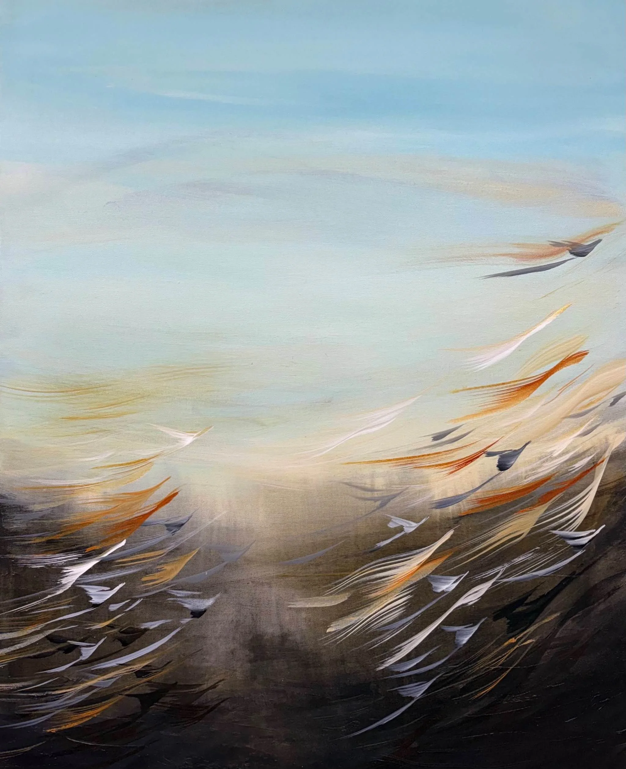 Maryam Ebrahimi-Dawn Of The Flight-30x24-$1250-c.jpg