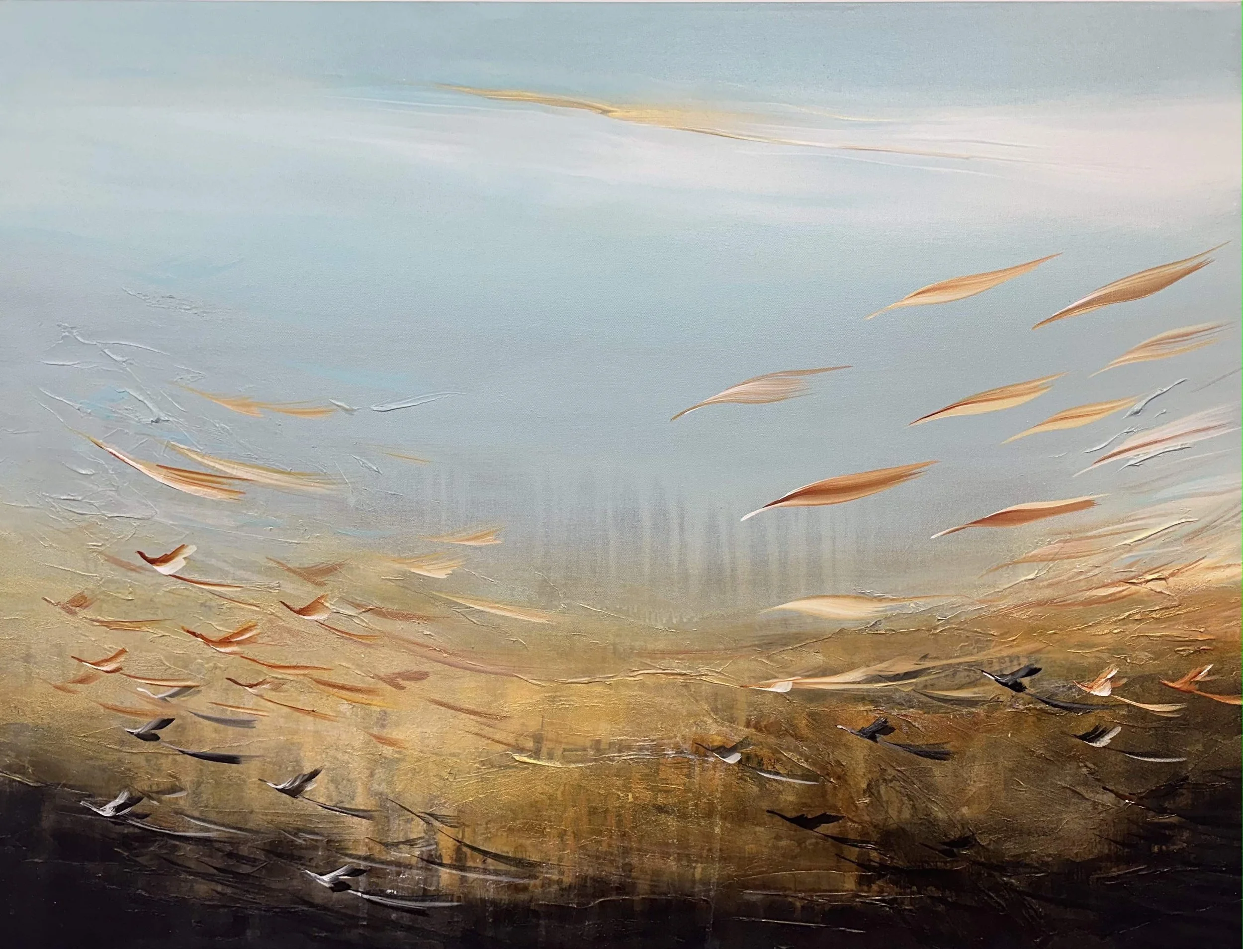 Back From A Trip |30x40| Original Abstract Landscape
