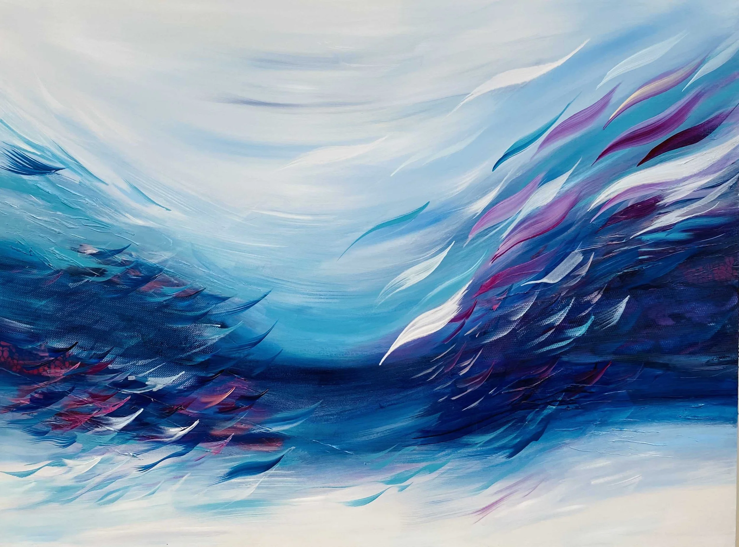 Coming To See You [36x48] Original Painting