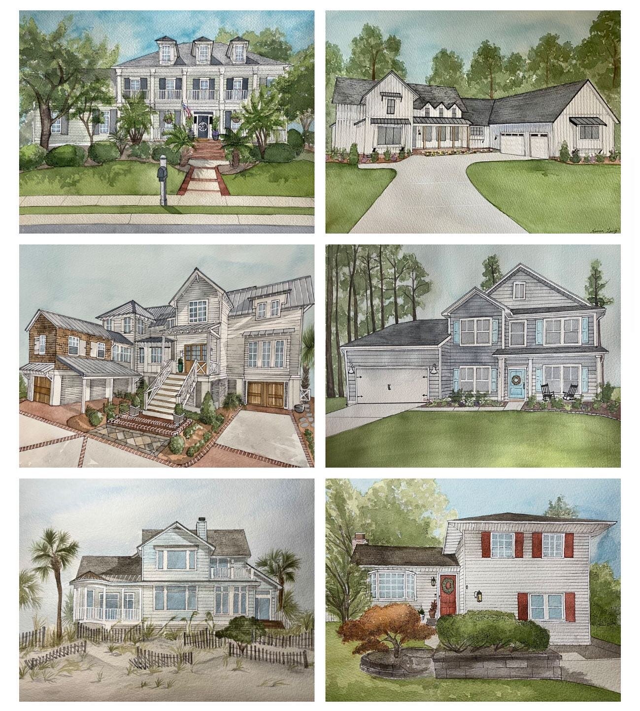 Now&rsquo;s the perfect time to order a Mother&rsquo;s Day gift! So personal and unique! Check out my website for my rates and the sizes I offer!

#houseportrait #watercolorhouse #watercolorpainting #watercolorhouseportrait #lowcountry #charlestonsc 
