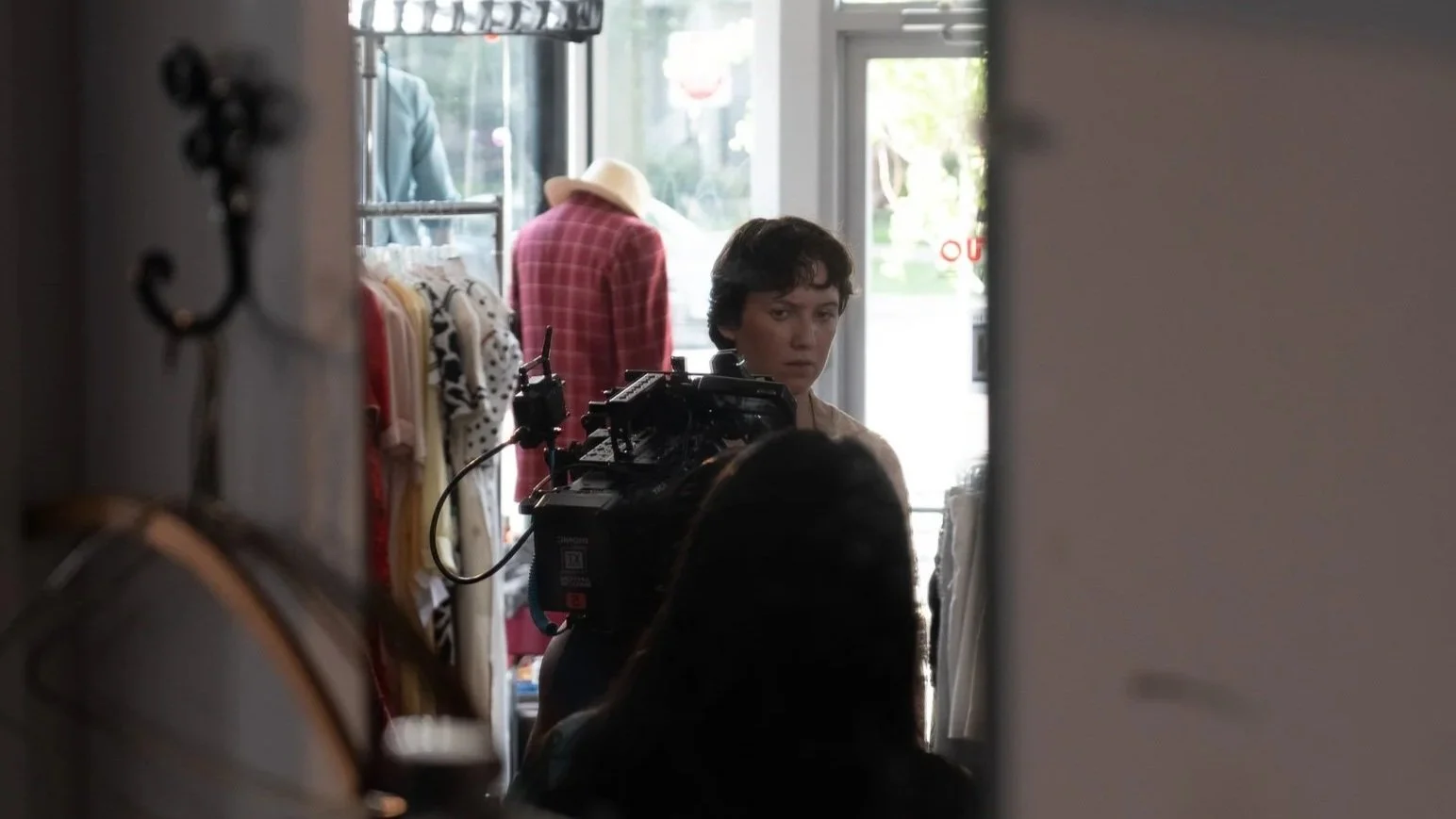 on the set of Left Unsaid