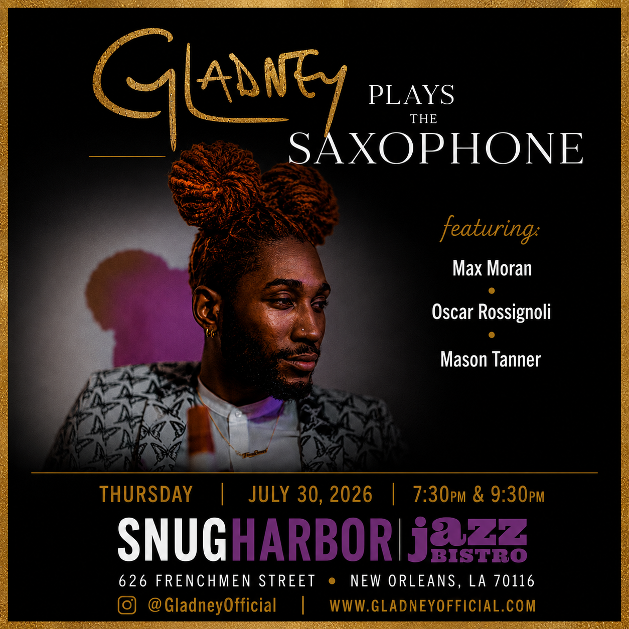 Gladney Plays the Saxophone