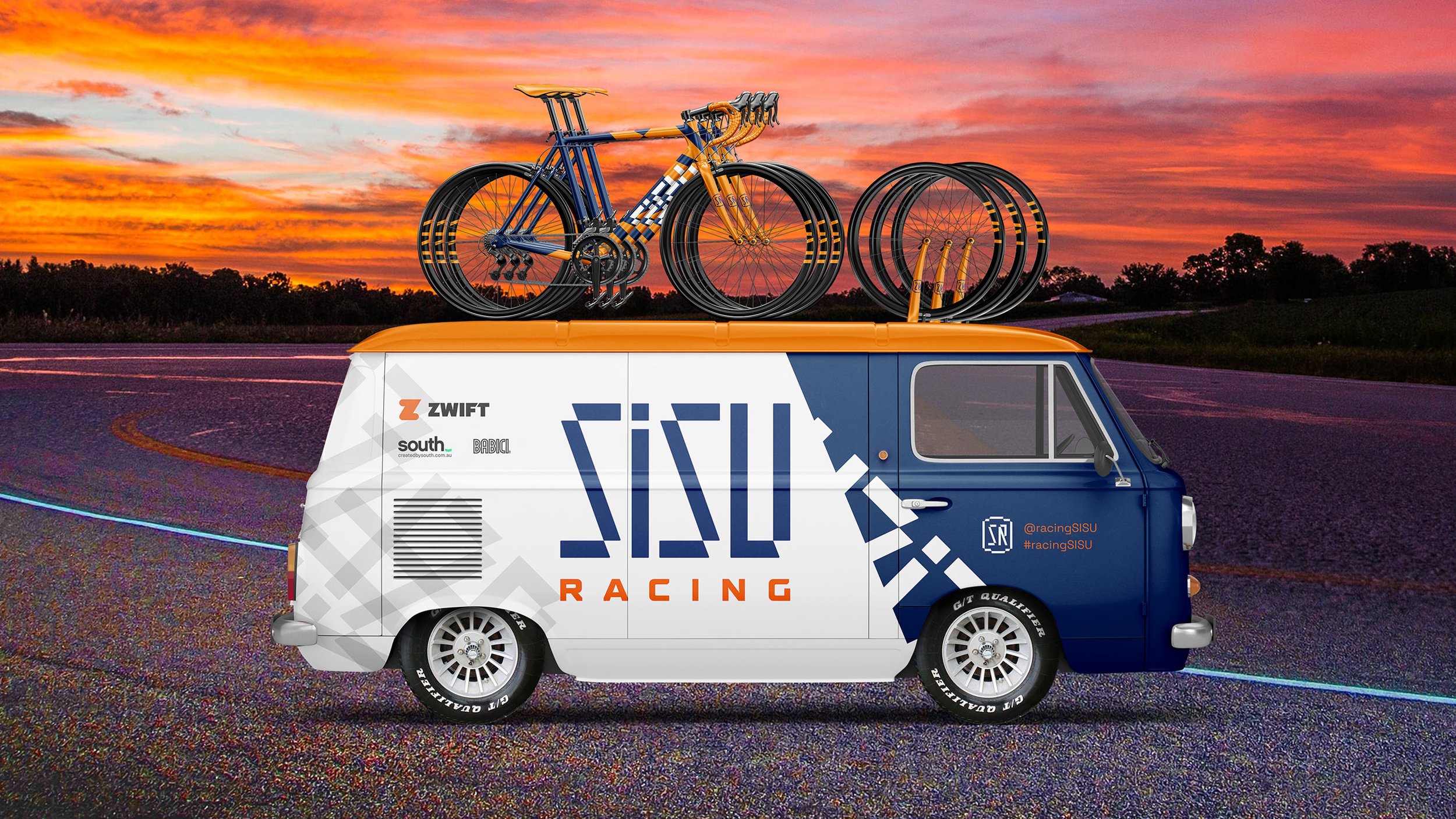 SISU Racing Branding and Logo design and cycling design