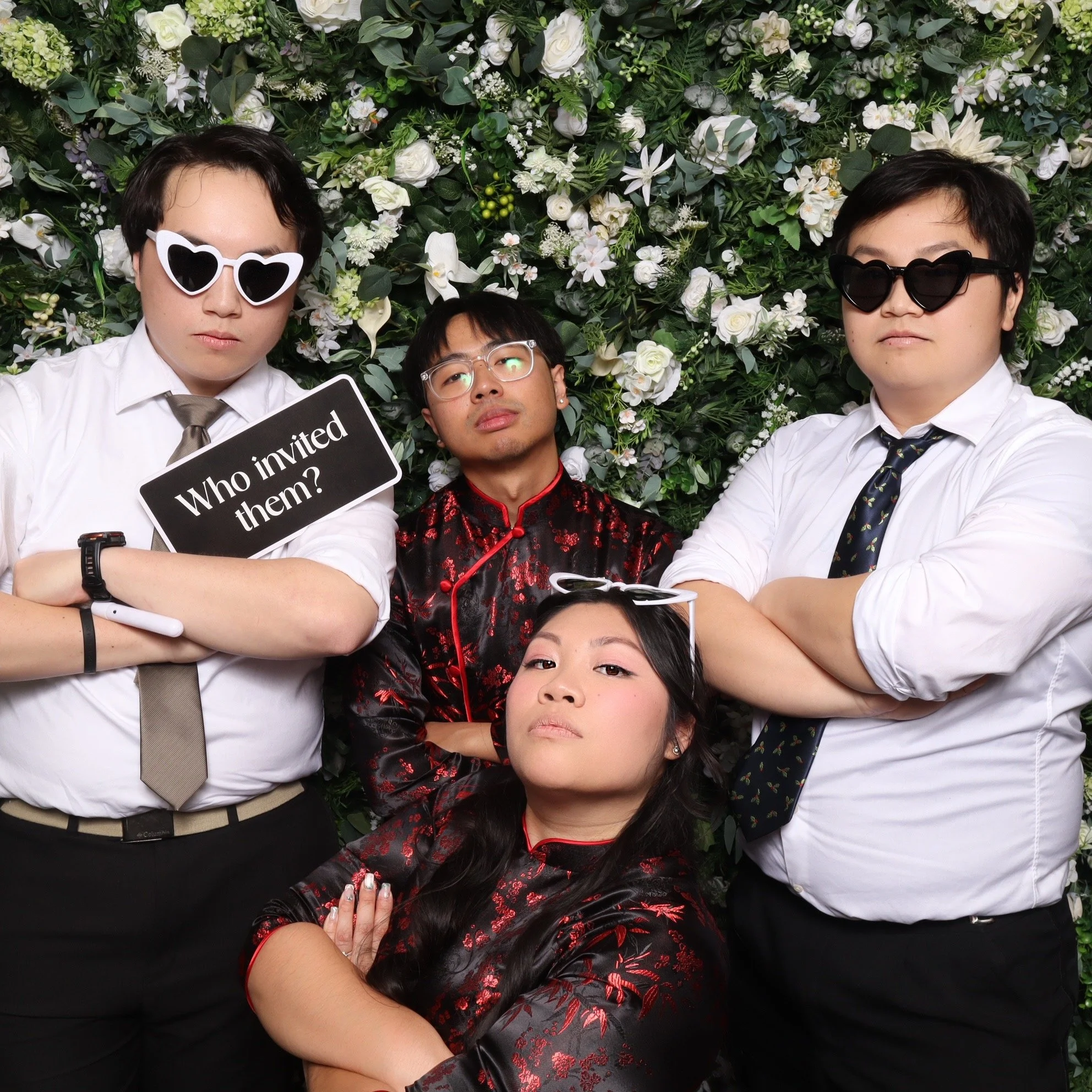 NW Rose Events Photobooth in Portland, OR  wedding photobooth rental. Oregon photobooth rental near me. 2026 wedding. 2027 wedding. Oregon bride. Wedding reception ideas. Flower wall backdrop. Flower wall rental. Portland flower wall backdrop.