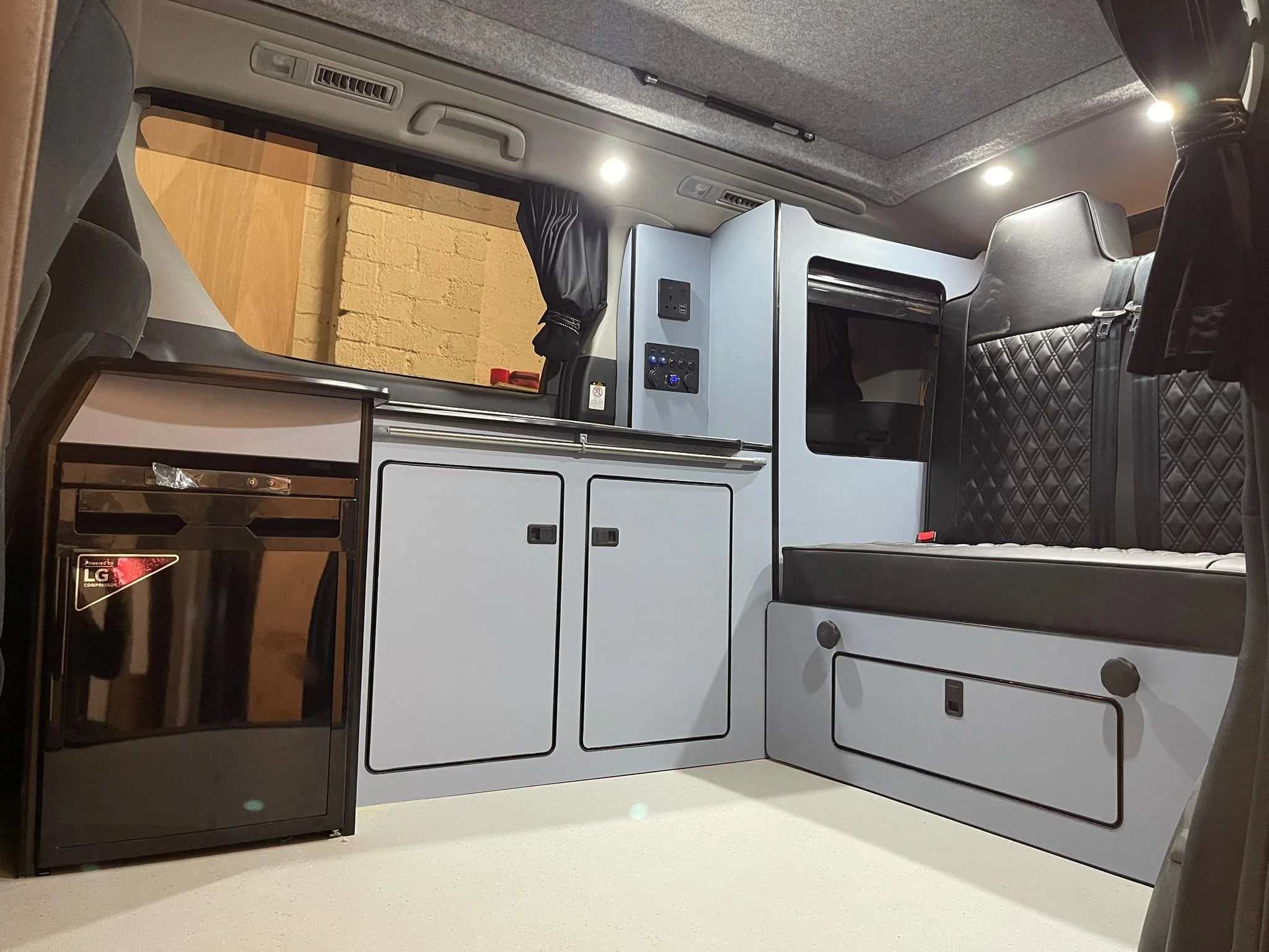 Toyota Alphard 2 Seater Light Blue Conversion