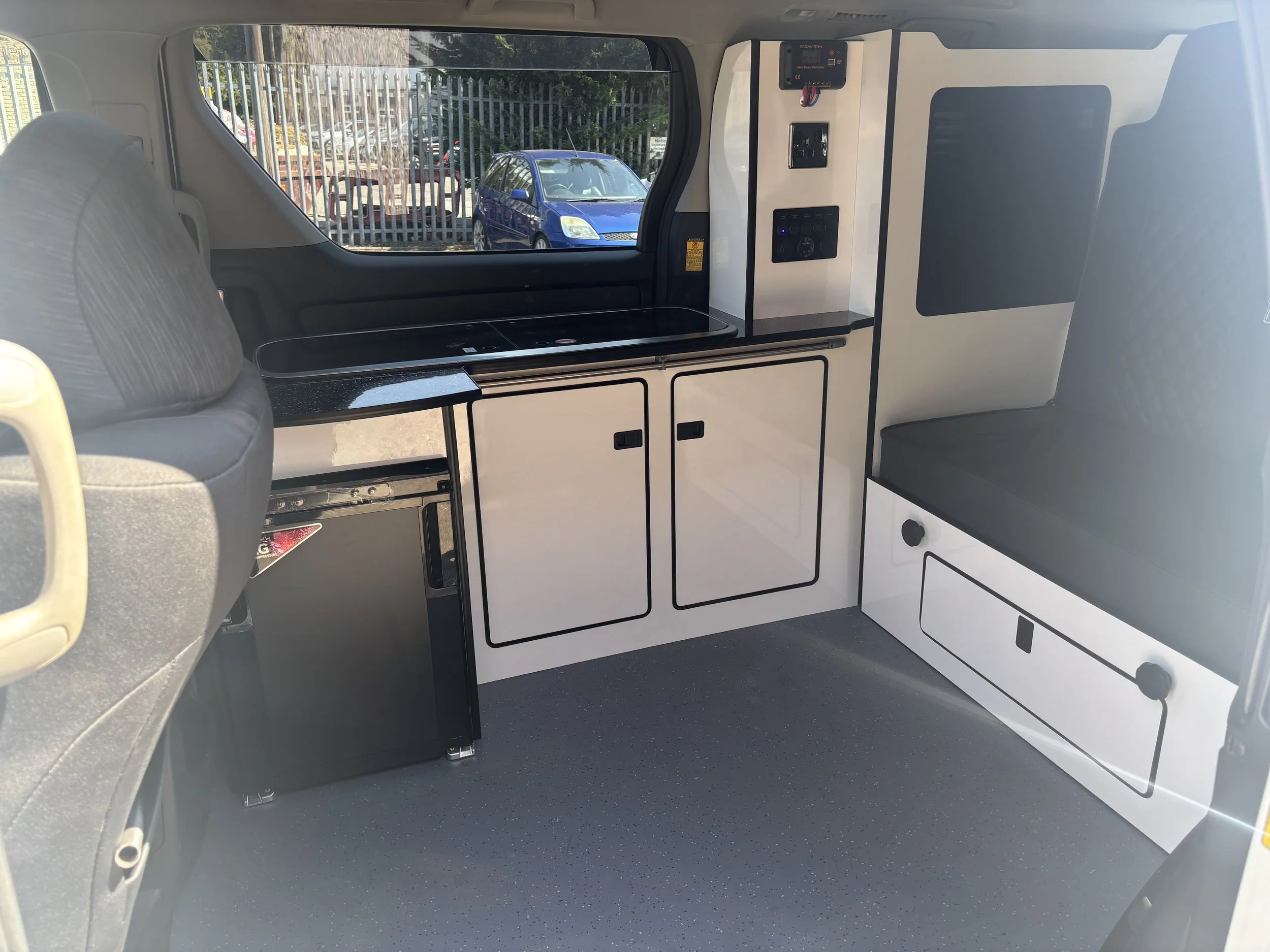 Toyota Vellfire 2 Seater Gloss White Conversion