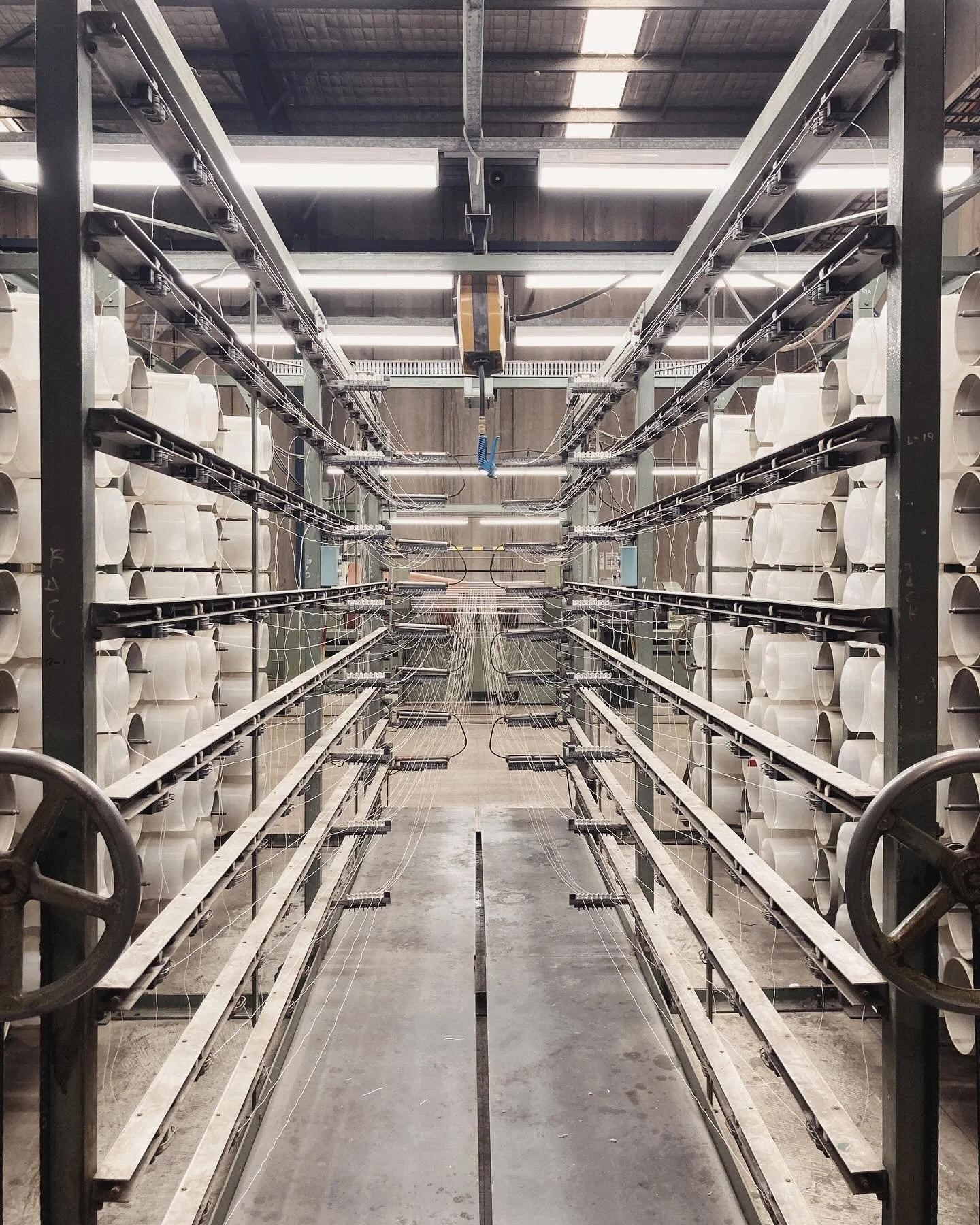 Hemp on the creel at Colan ✨