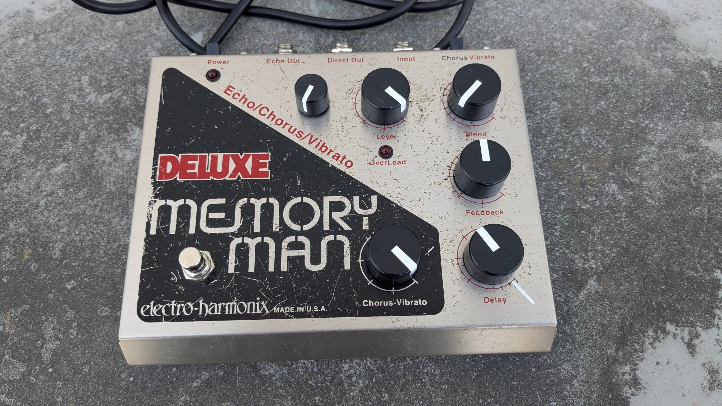 Vintage Deluxe Memory Man Gain Pot Mod 