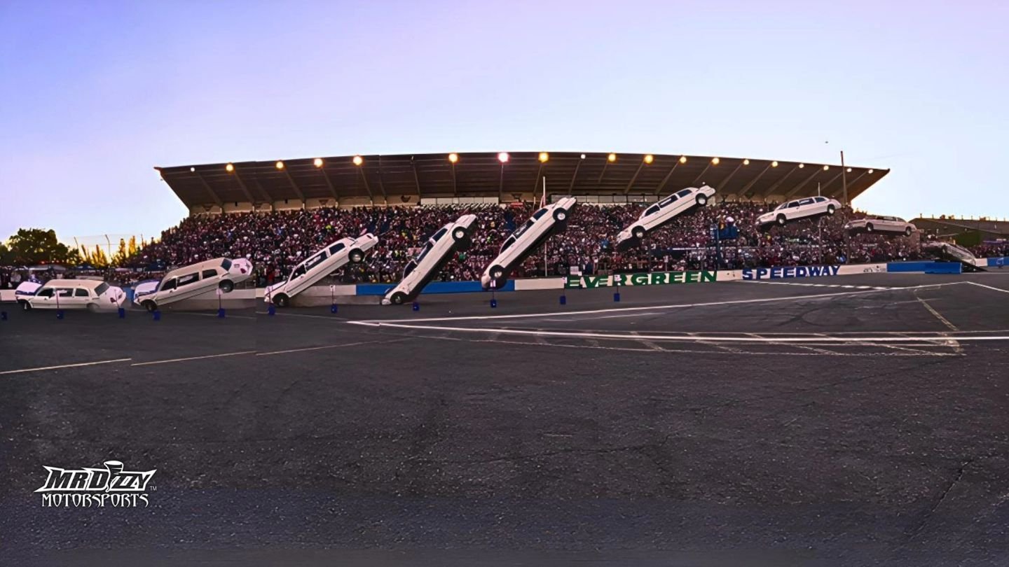 This is what 163 feet looks like! 🌪

Thank you, Evan B. Stone for the amazing shot! 📷

#55AndStillAliveTour #2024DizzySeason #GuinessWorldRecord #LimoJump #MrDizzyMotorsports