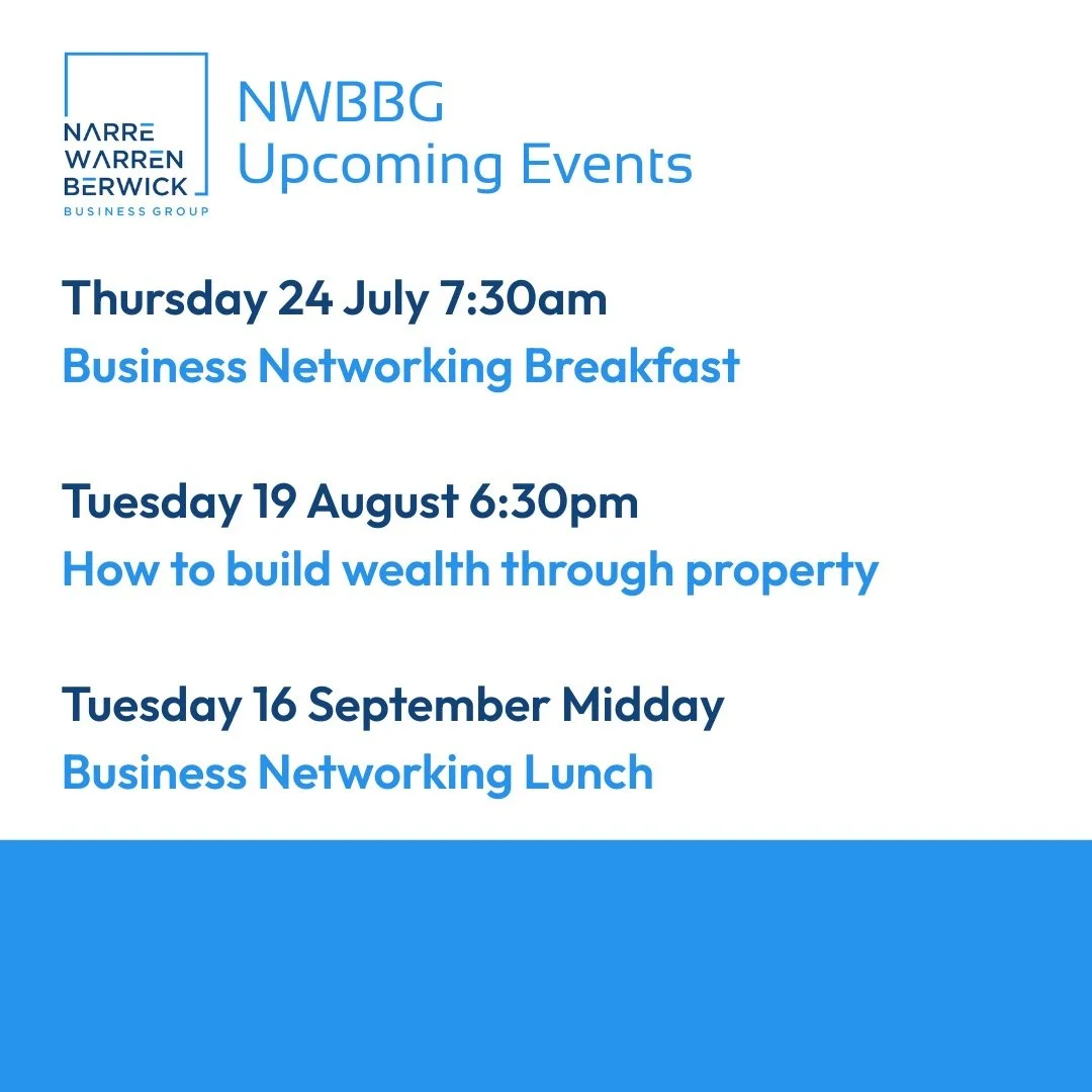We're excited to announce the dates for our next three events! Further details and how to book will be released for our July event shortly.