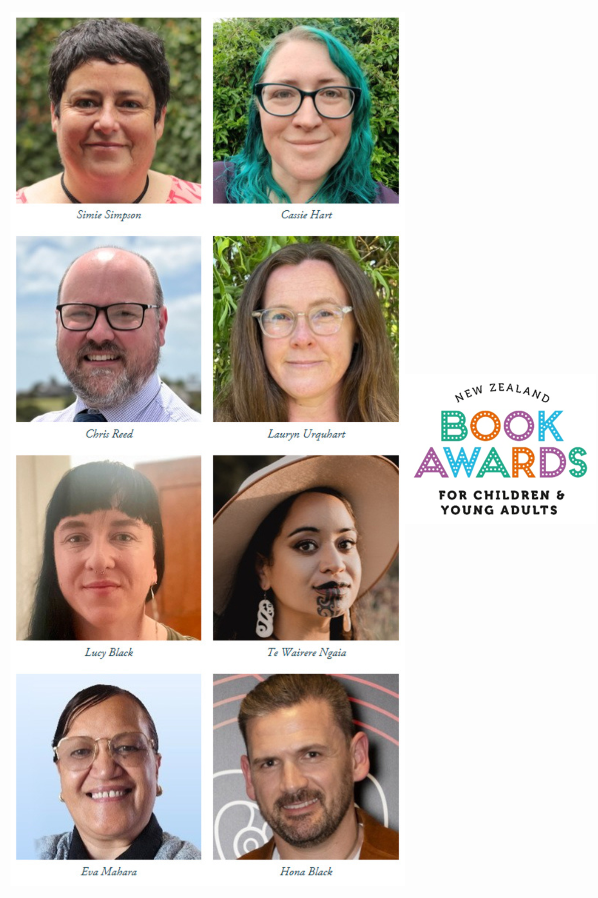 Judges announced for 2026 New Zealand Book Awards for Children and Young Adults