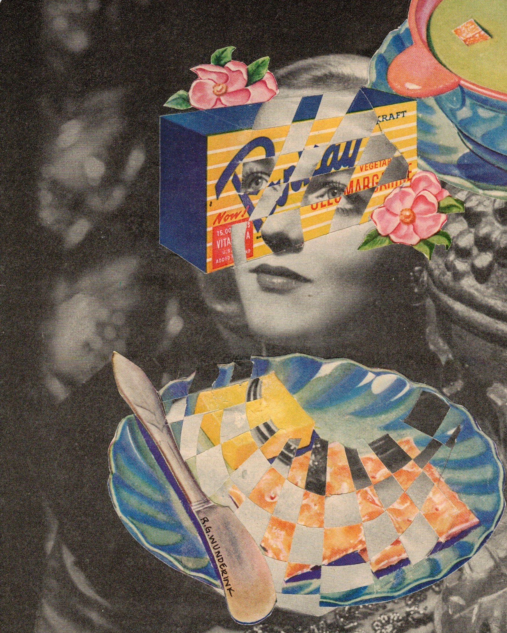 Butterface no.1, 14.5 x17.5 inches, $450,