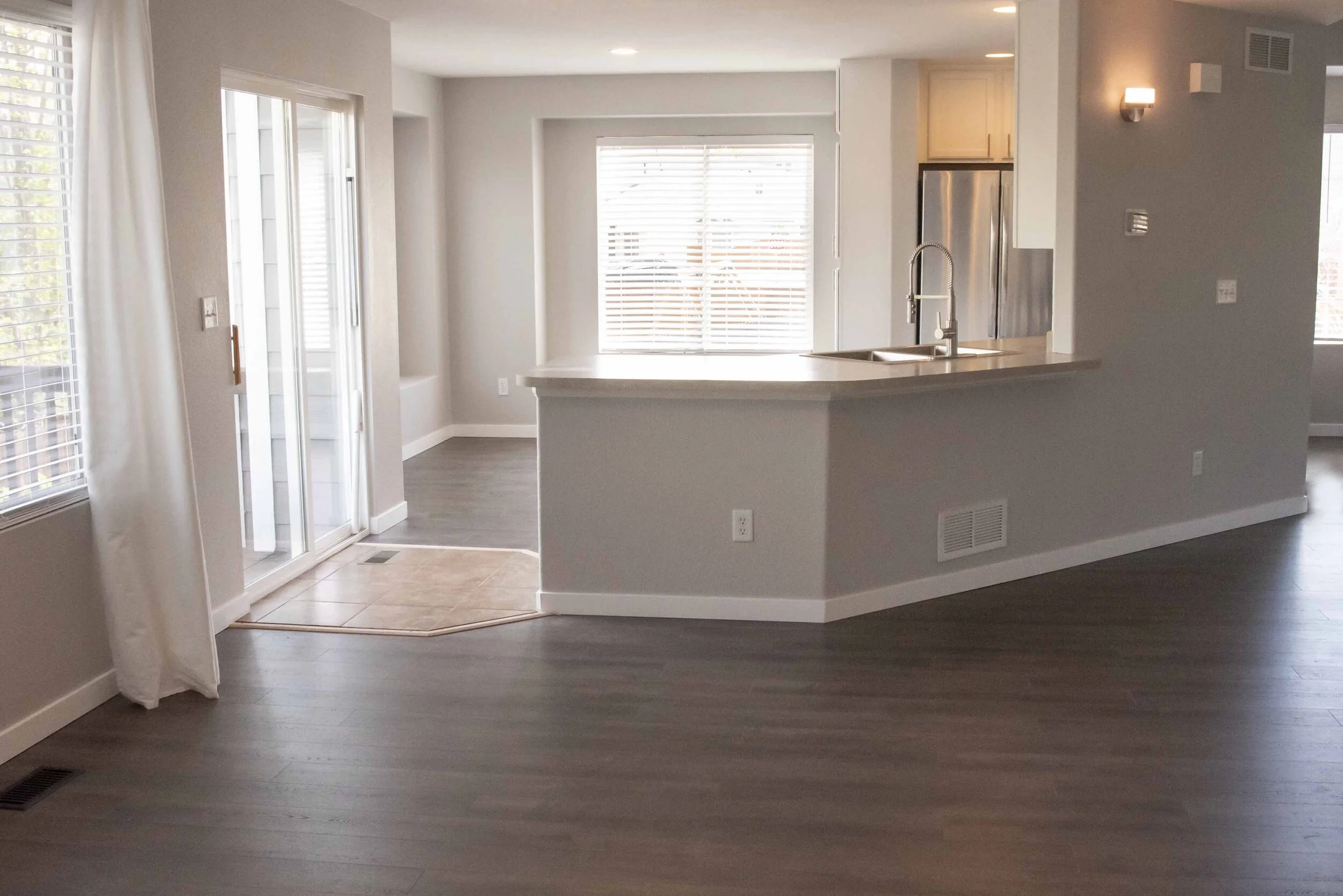 From Family Room to Kitchen