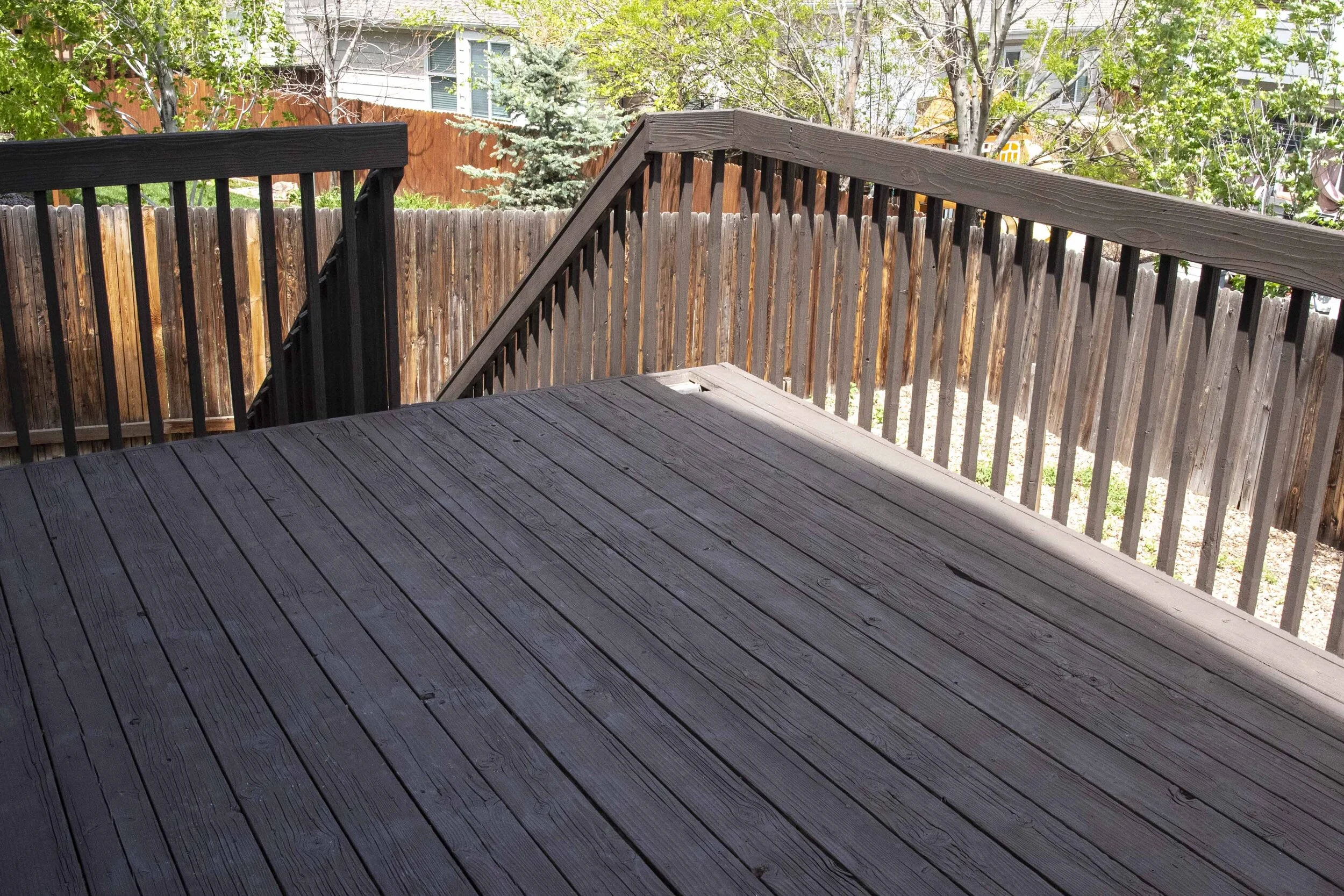 Large Deck (sliding glass doors off Kitchen)