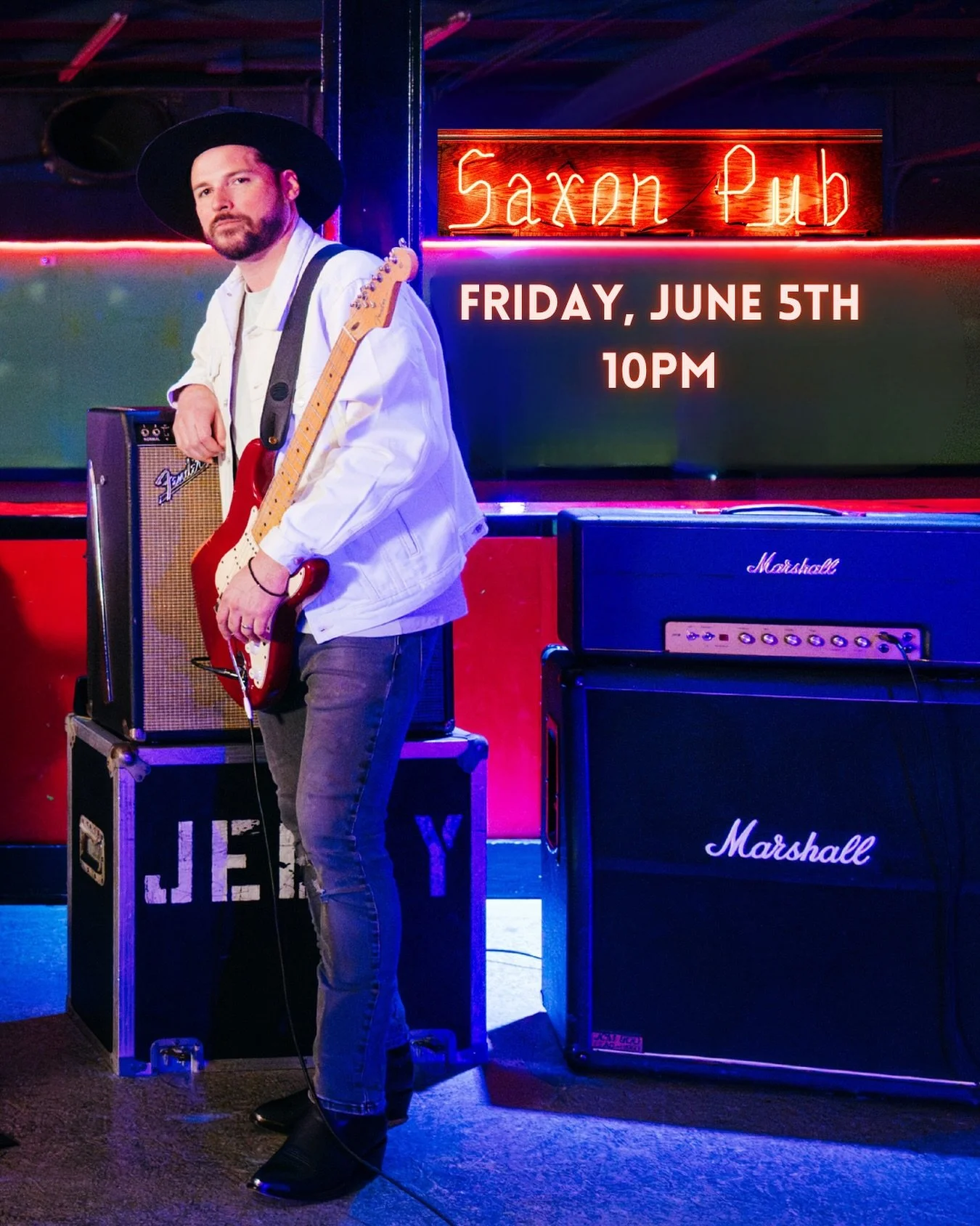 🚨 JUST ANNOUNCED! Join us for a spicy summer evening in South Austin at the legendary @thesaxonpub Friday, June 5th. 🤺

Link in bio for 🎟️ See yall there 🕶️

📸 @ismaelquintanillaiii 
&bull;
&bull;
&bull;
&bull;
&bull;
&bull;
&bull;
&bull;
&bull;