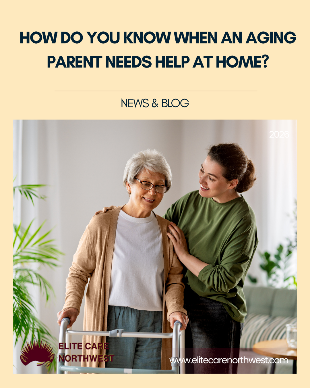 How Do You Know When an Aging Parent Needs Help at Home?