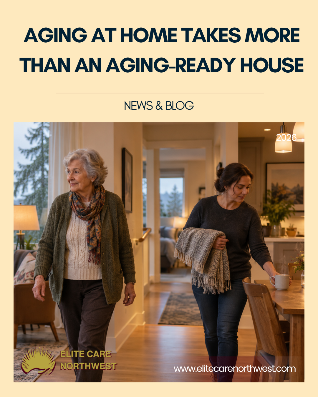 Aging at Home Takes More Than an Aging-Ready House