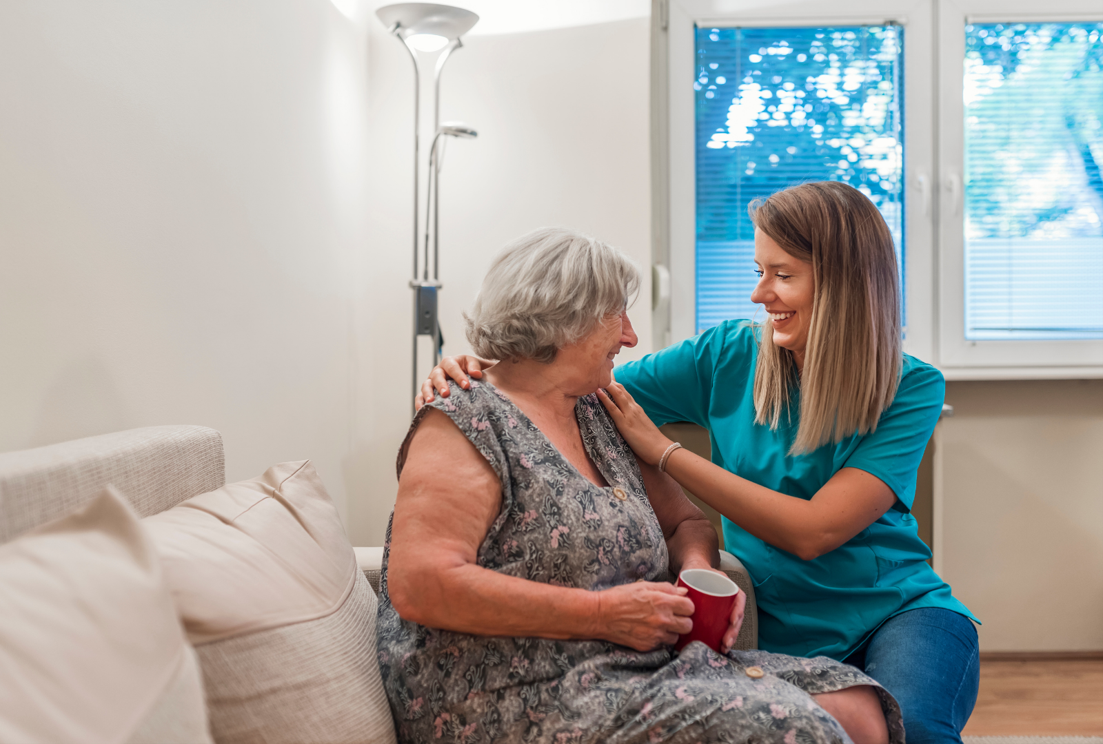 She's a caregiver and companion