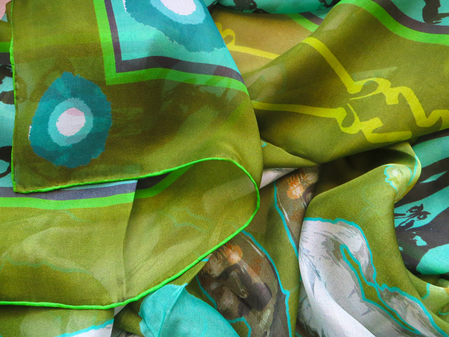 silk chiffon scarf sarong shawl