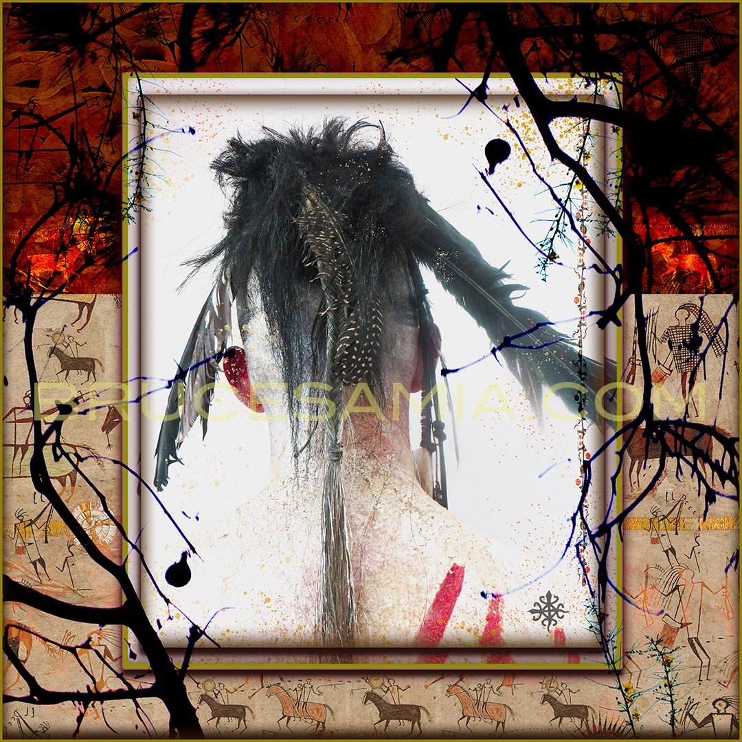native american digital print