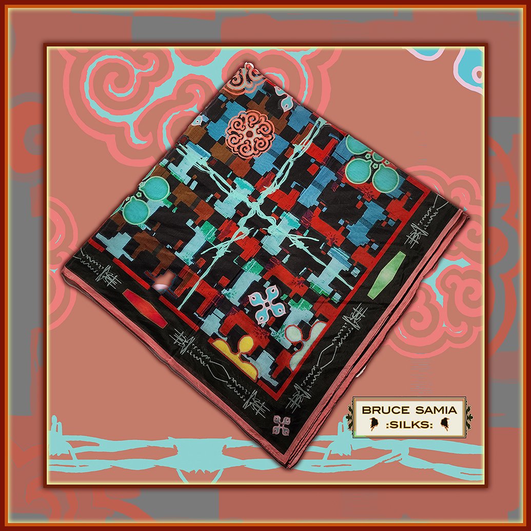 silk cotton scarf