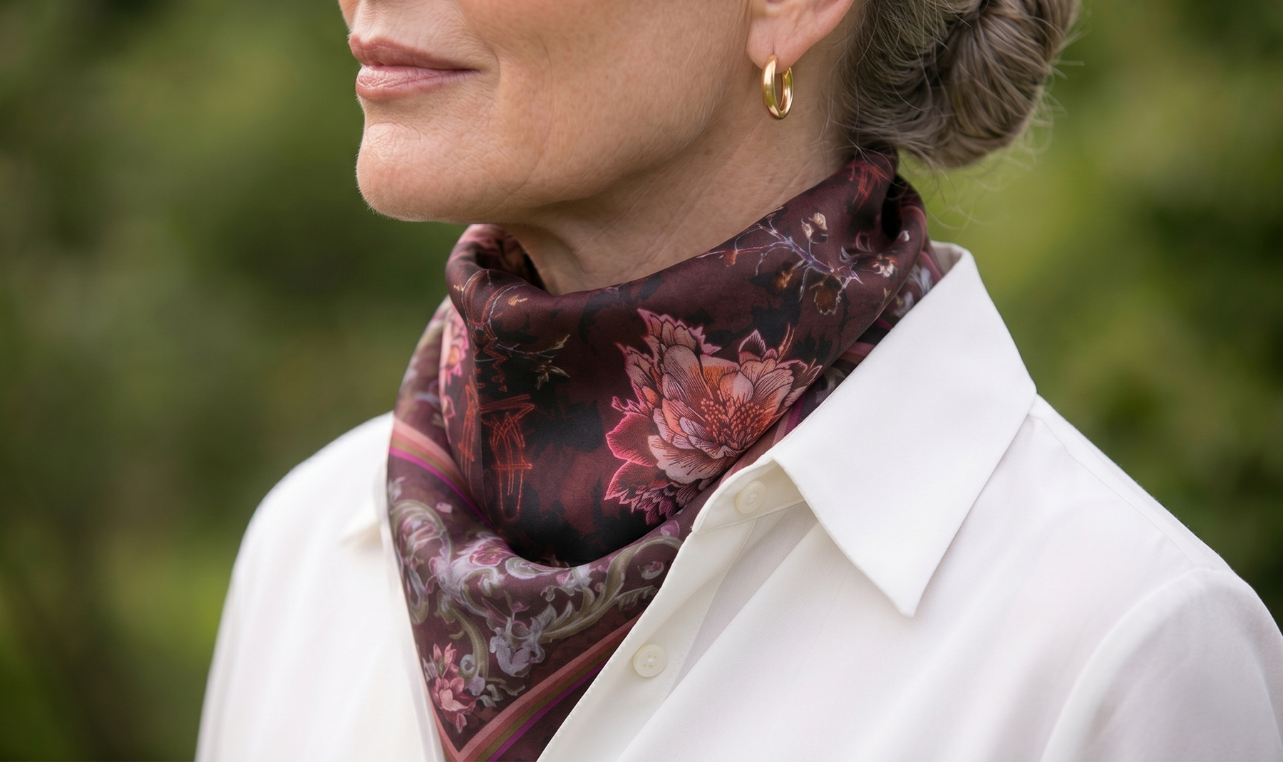 How to Wear a Silk Scarf: 12 Easy Outfit Ideas