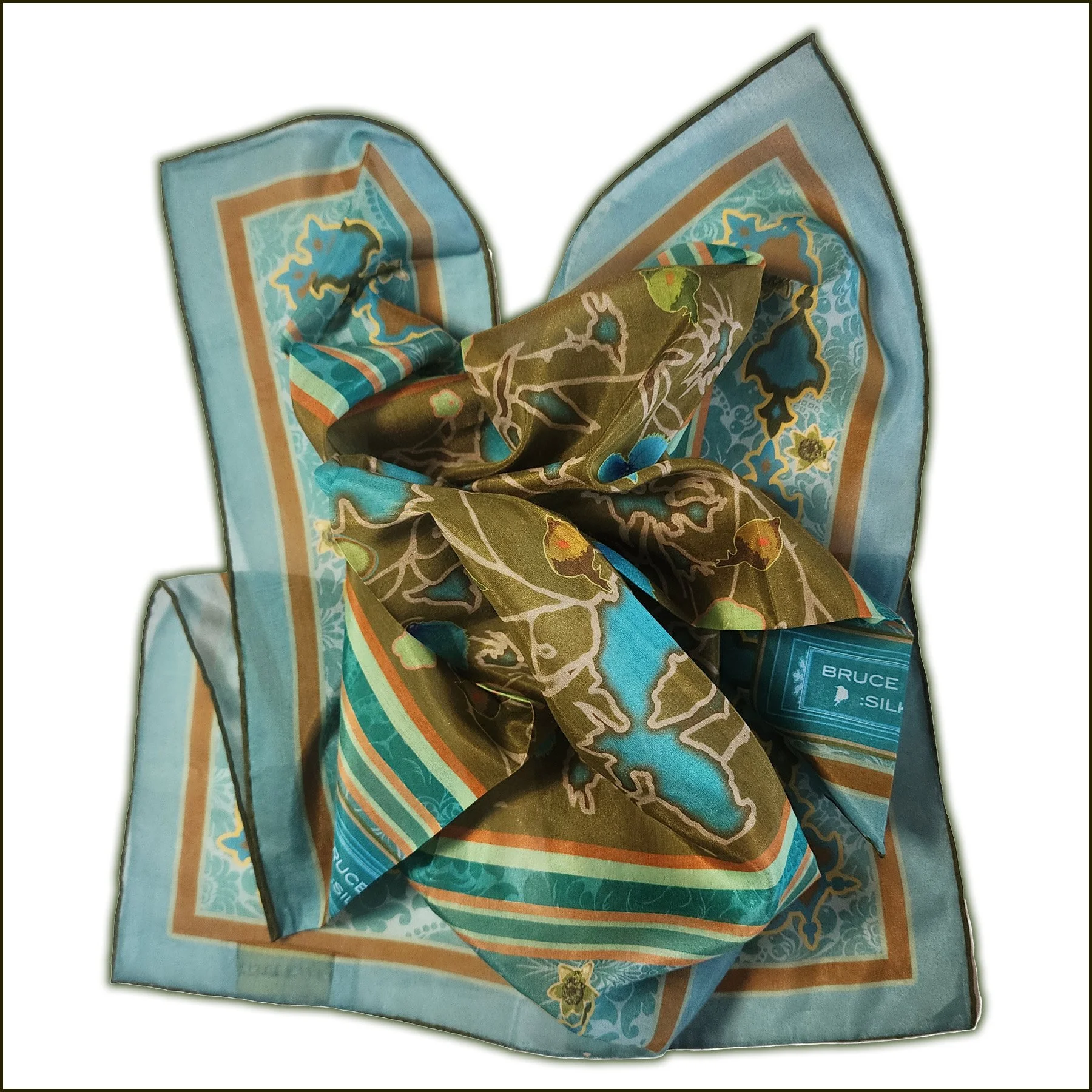 WEBSITE-Moroccan Floral.2 - Bandana - Gold - Teal.jpg