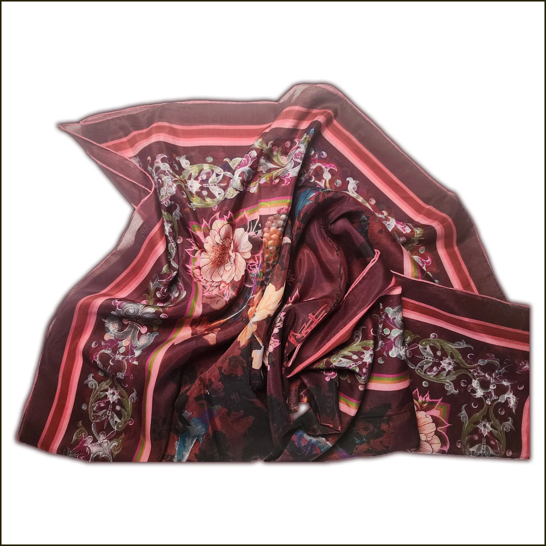 WEBSITE-Floral Manuscript.2 - Large Scarf - Ruby Red.jpg