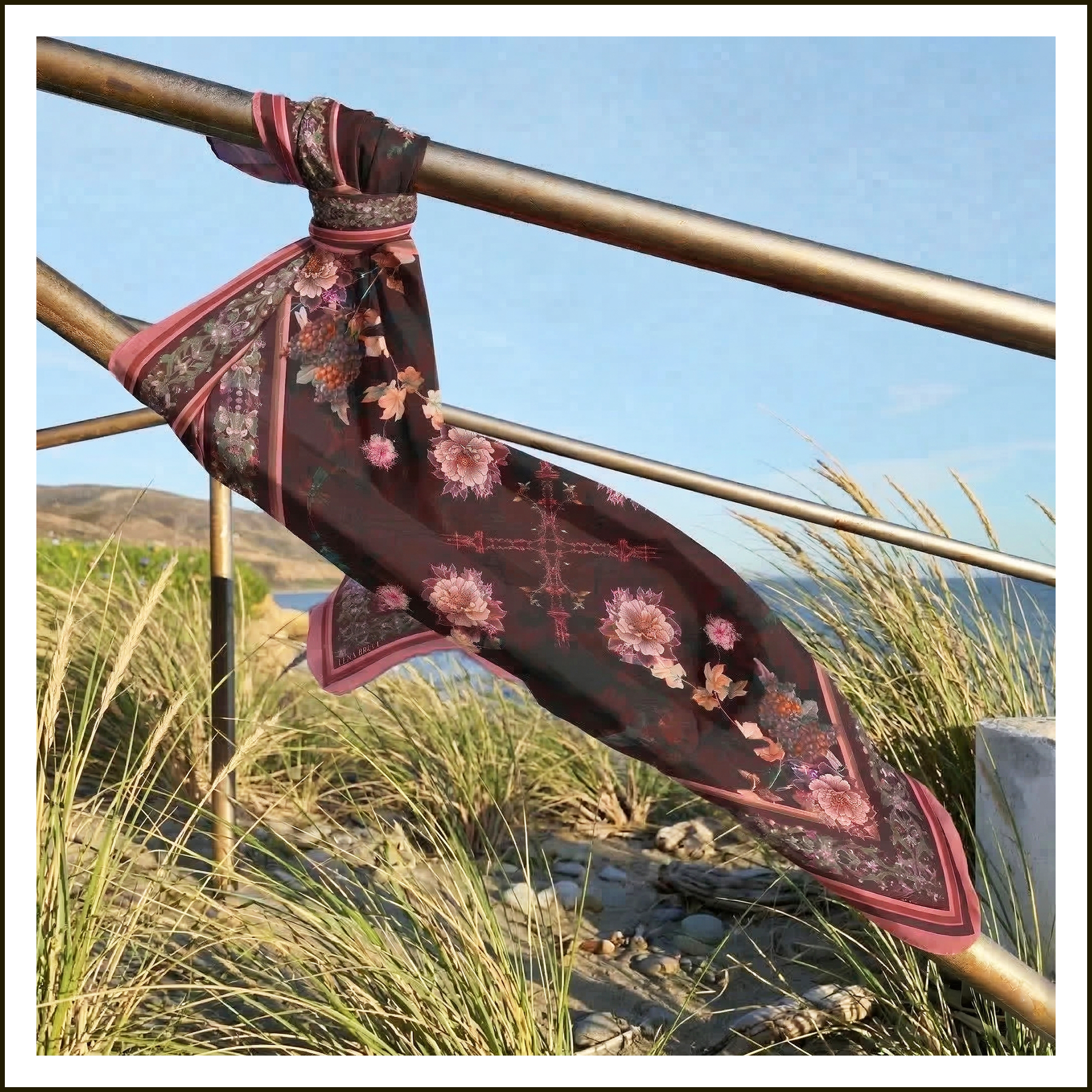 WEBSITE-Floral Manuscript.2 - Large Scarf - Ruby Red.png