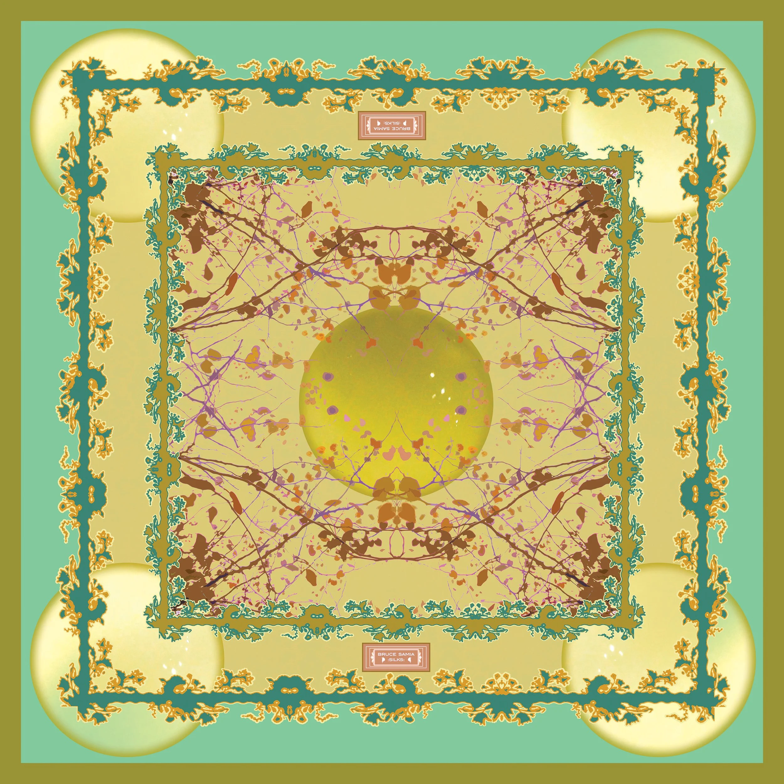 Sun Moons - Bandana - Cream-Light Teal.jpg
